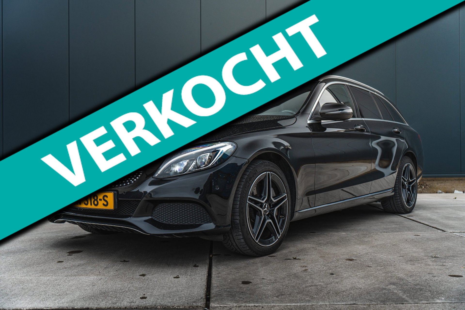 Mercedes-Benz C 350 E 350 e HYBRIDE|BURMEISTER+|LUCHTVERING|NW APK 2015 - voorkant