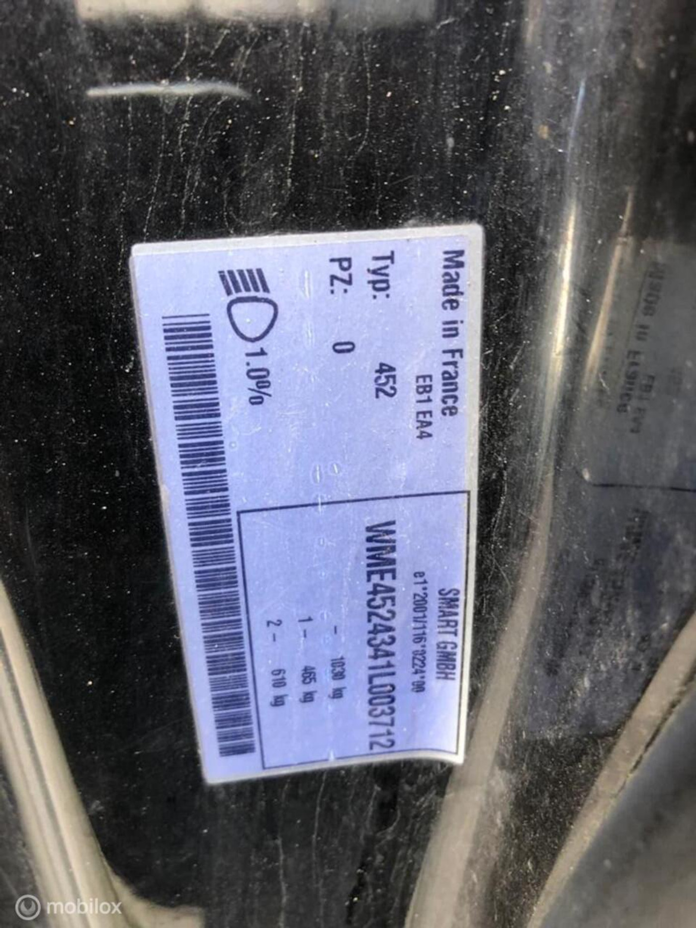 Foto van Smart Roadster