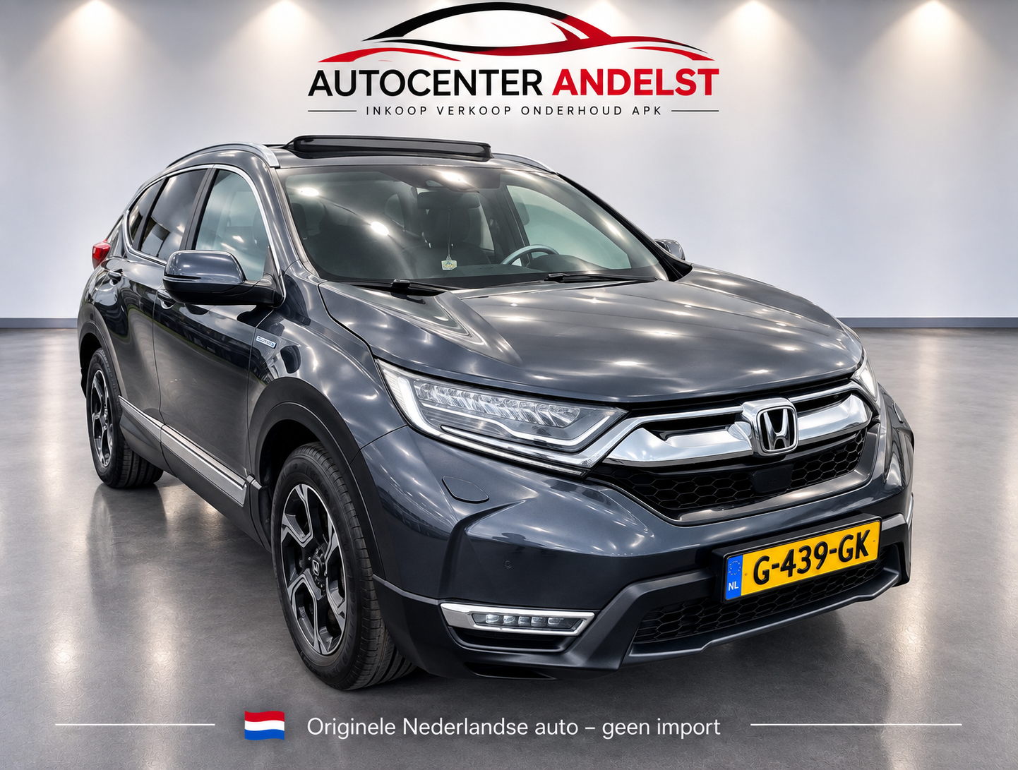 Honda Cr-v 2.0 Hybrid AWD Executive, Aut, Schuifdak, Acc, Cam, Navi, Pdc, Stoelvrw, Leder, Keyless, HUD, LED, Climate, Vol opties! 2019 - voorkant