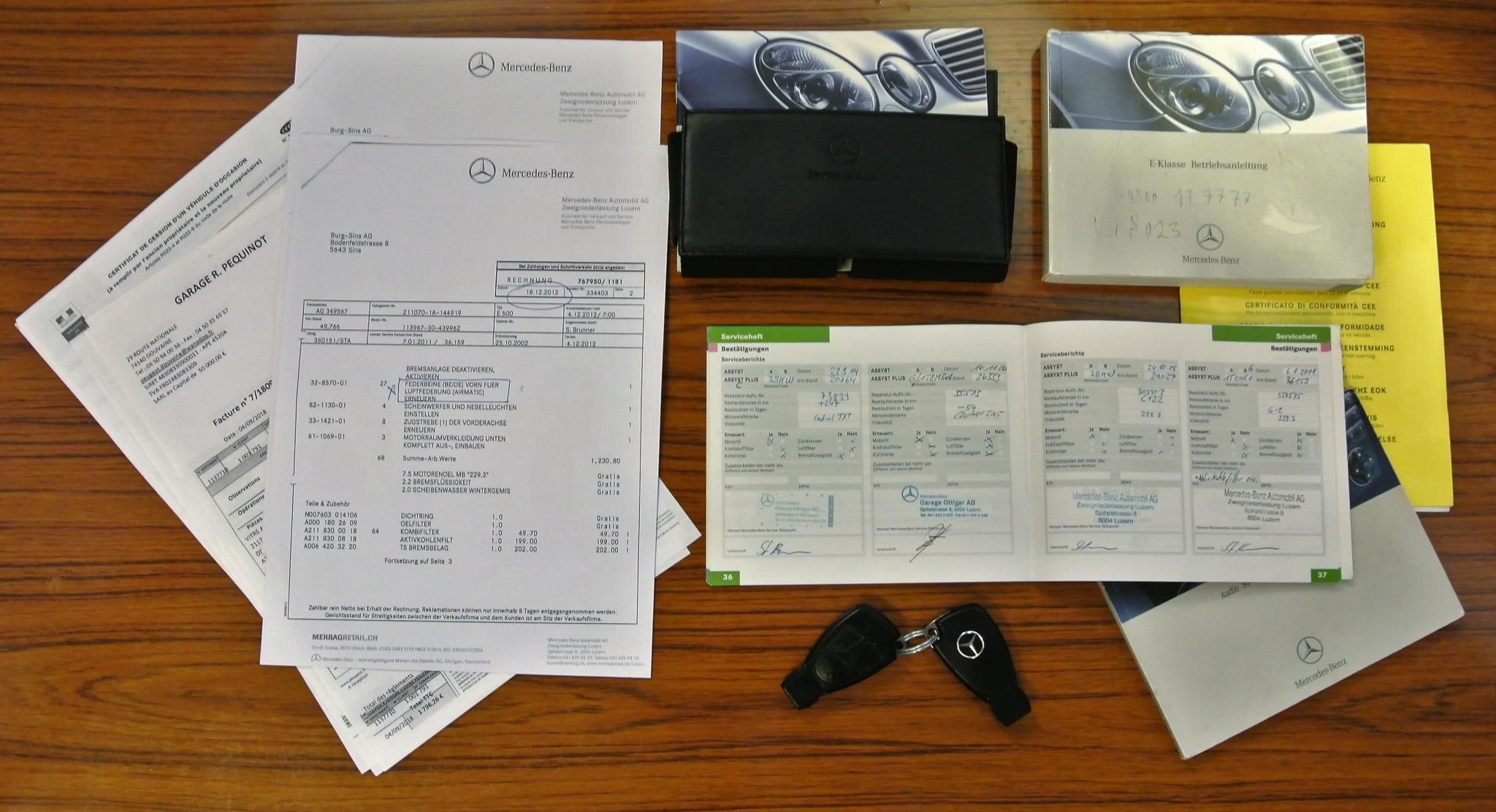 Foto van Mercedes-Benz E 500