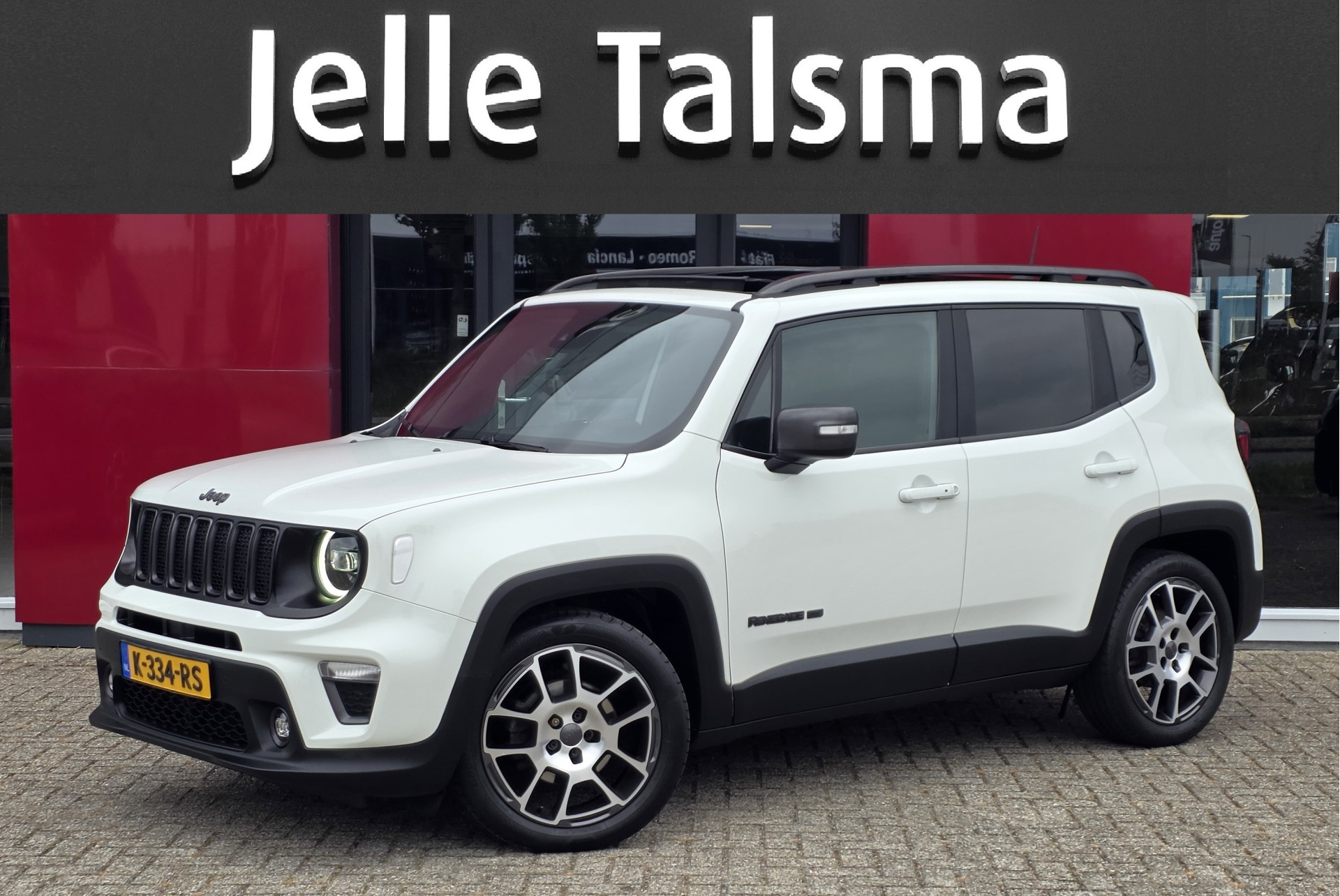 Jeep Renegade 1.3T DDCT 80th Anniversary Automaat | panoramadak | Trekhaak 1450 KG 2021 - voorkant