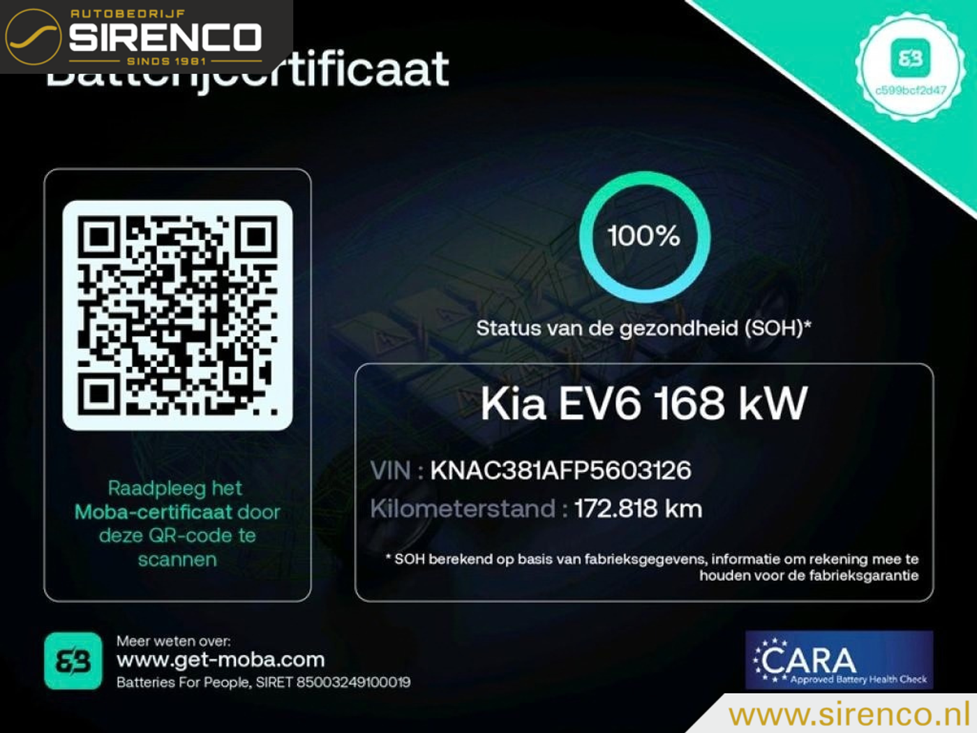 Foto van Kia Ev6