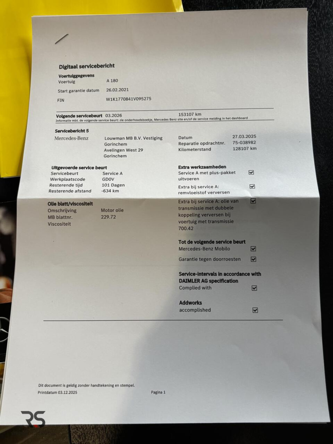 Foto van Mercedes-Benz A-klasse