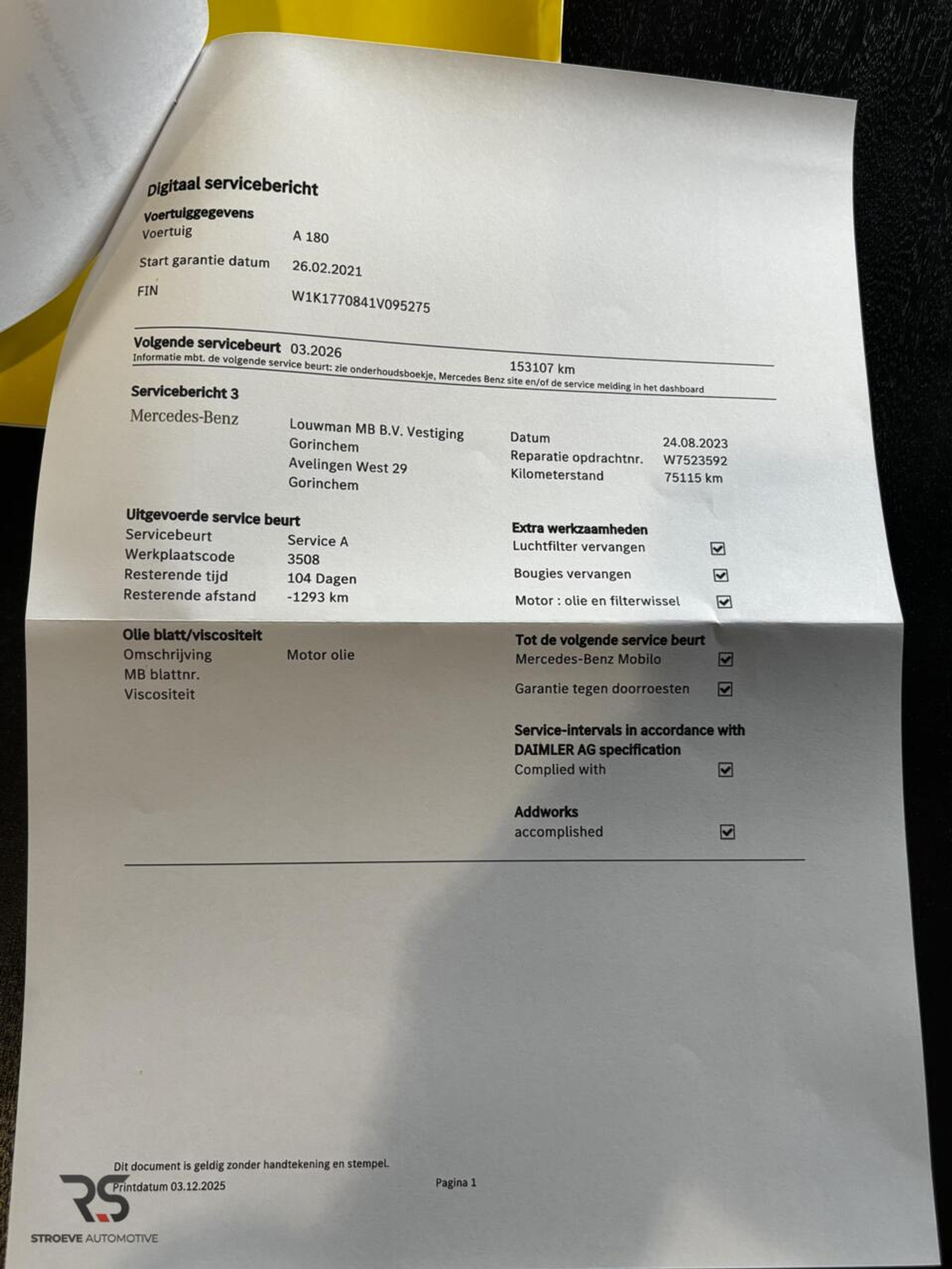 Foto van Mercedes-Benz A-klasse