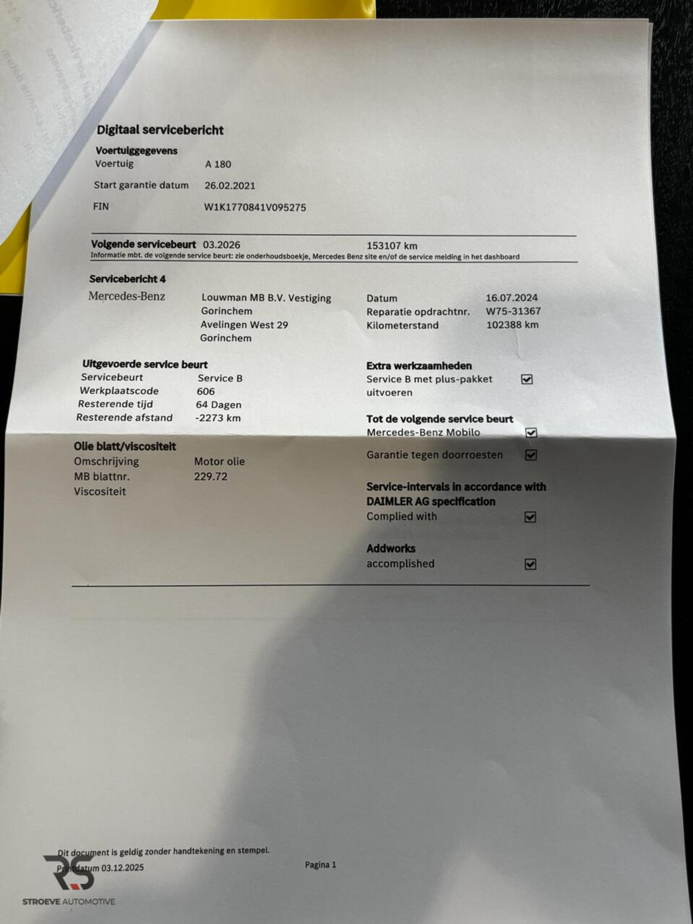 Foto van Mercedes-Benz A-klasse