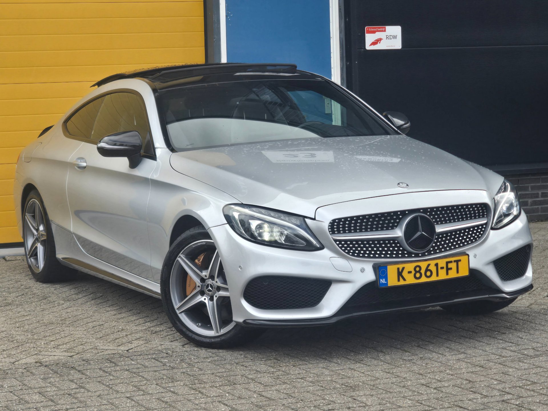 Mercedes-Benz C 250 D 250 d Edition 1 / AUT / Navi / Camera / Memory / Elek Stoelen / Leder / BURMESTER / Open Pano / Cruis 2016 - voorkant
