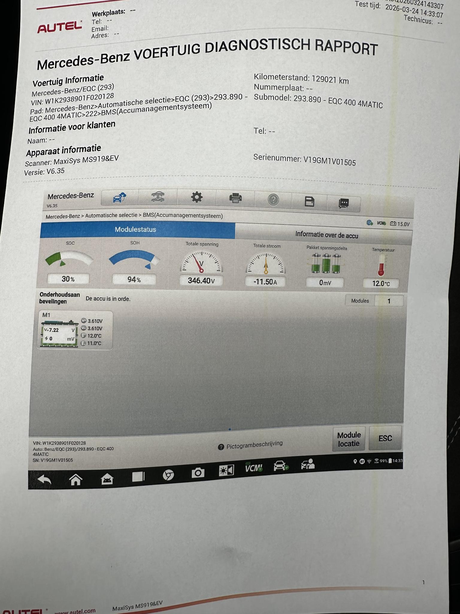 Foto van Mercedes-Benz Eqc