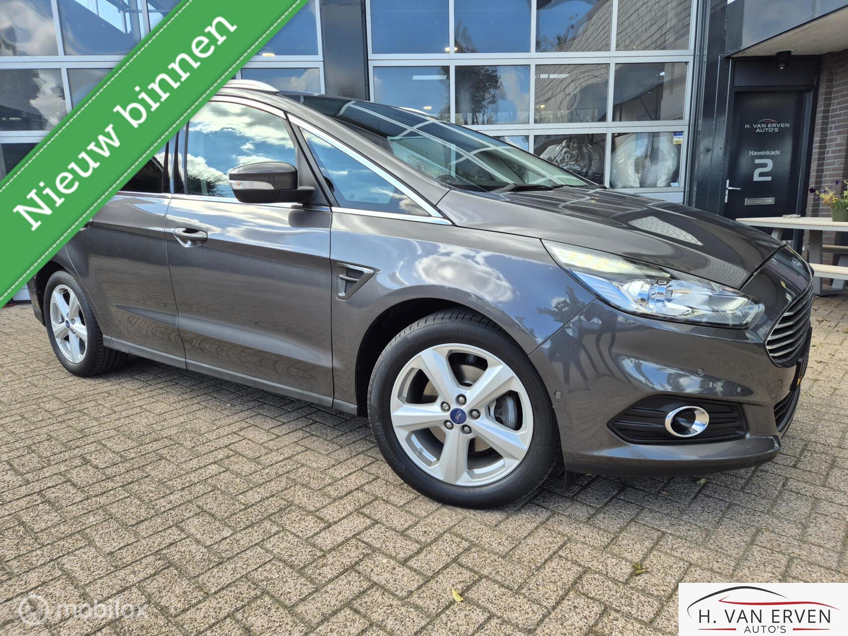 Ford S-max 1.5 Titanium 7p. 1E EIGENAAR NAVI PDC 18" NAP 2016 - voorkant