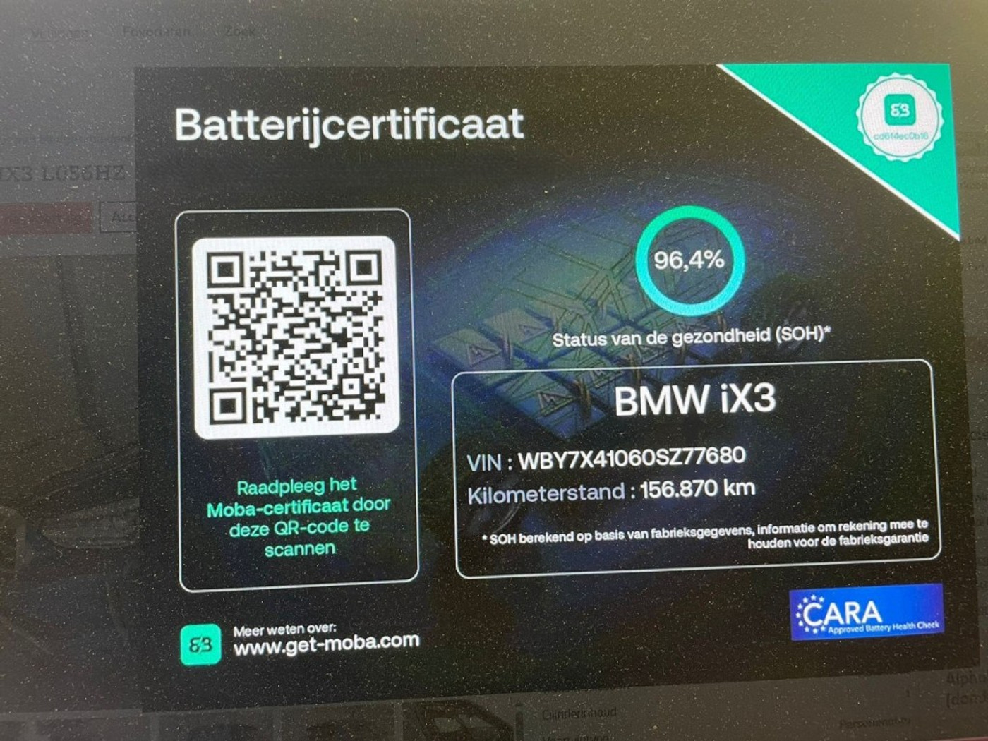 Foto van BMW Ix3