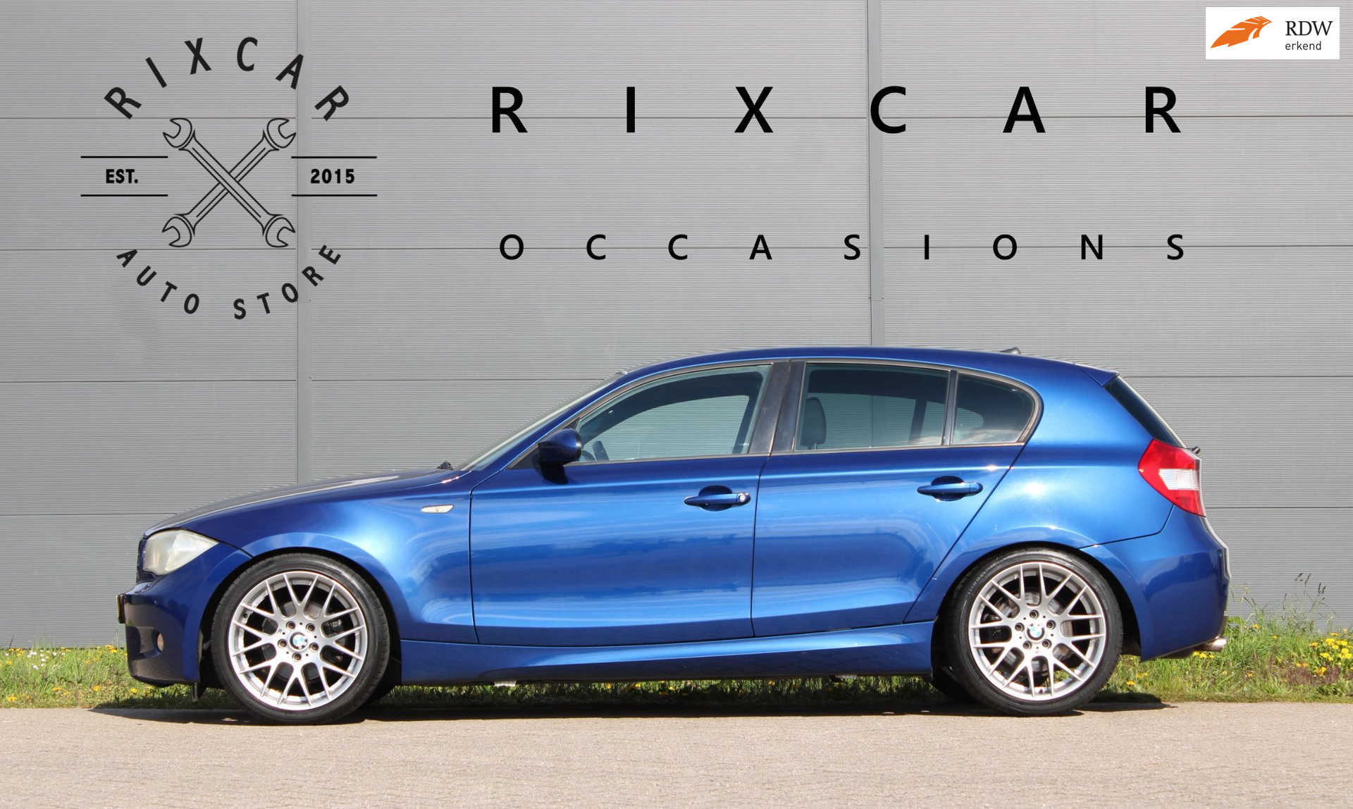 BMW 120i 120i M-Pakket Navi Xenon LeMansBlauw Stoelverwarming 2006 - voorkant