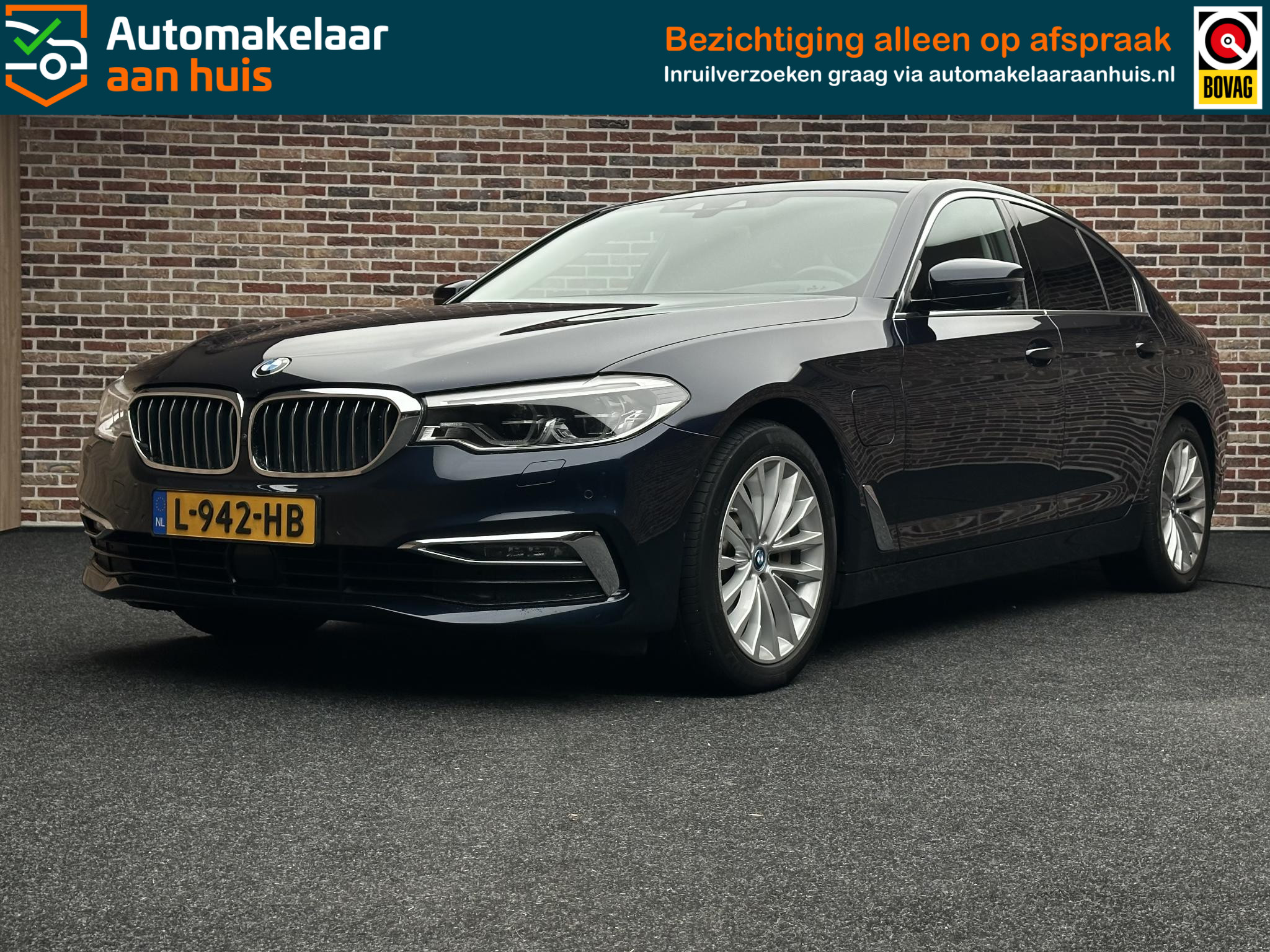 BMW 530e Iperformance 530e iPerformance High Executive 2019 - voorkant