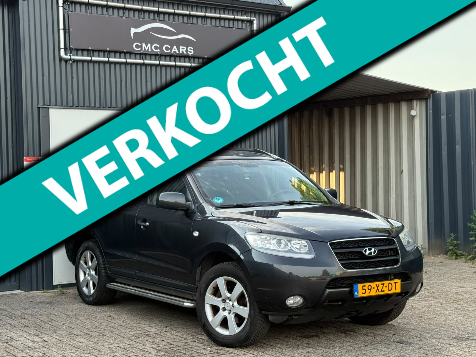 Hyundai Santa Fe 2.7i V6 Style Premium 1E EIGENAAR!! 6-27APK!! 2007 - voorkant