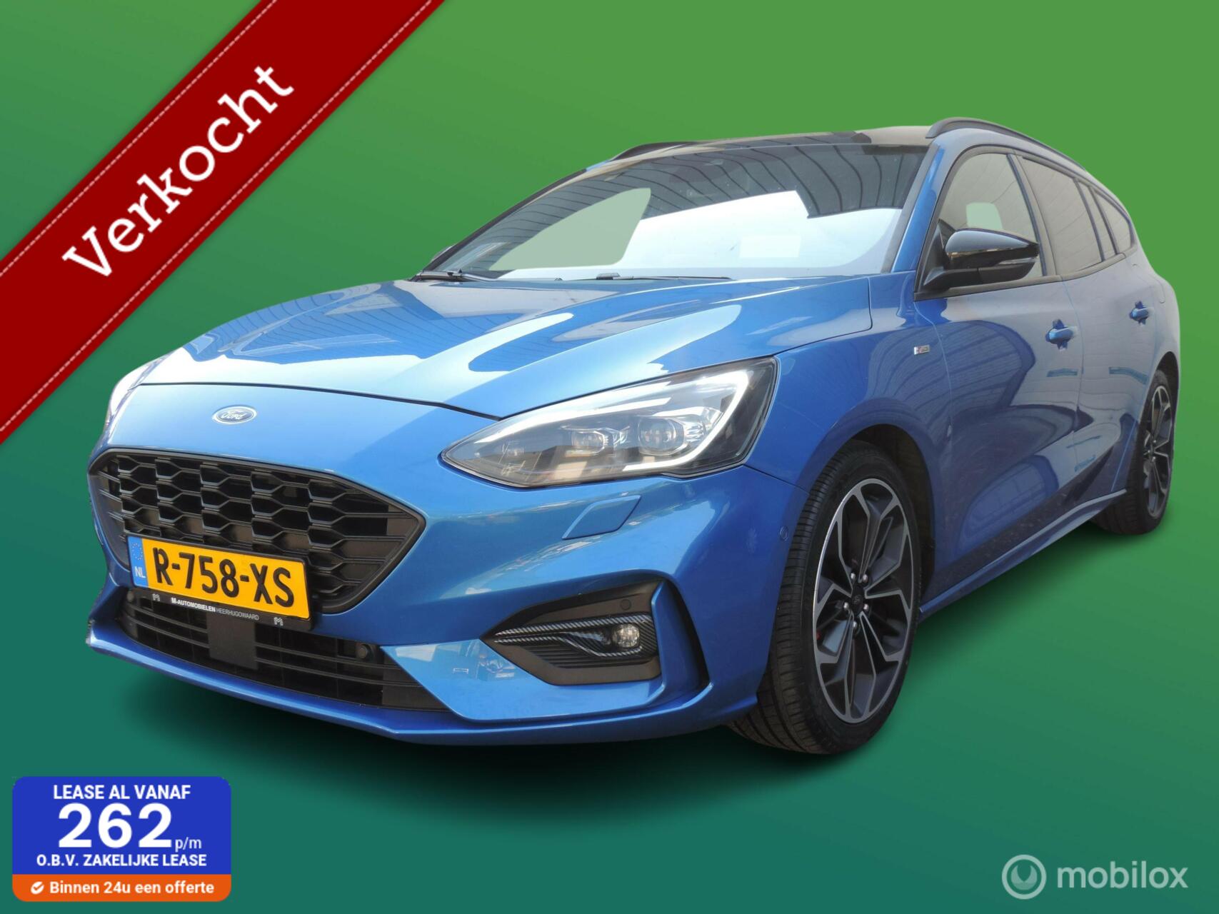 Ford Focus Wagon 1.5 EcoBoost ST Line Business, AUTOMAAT,18inch 2019 - voorkant