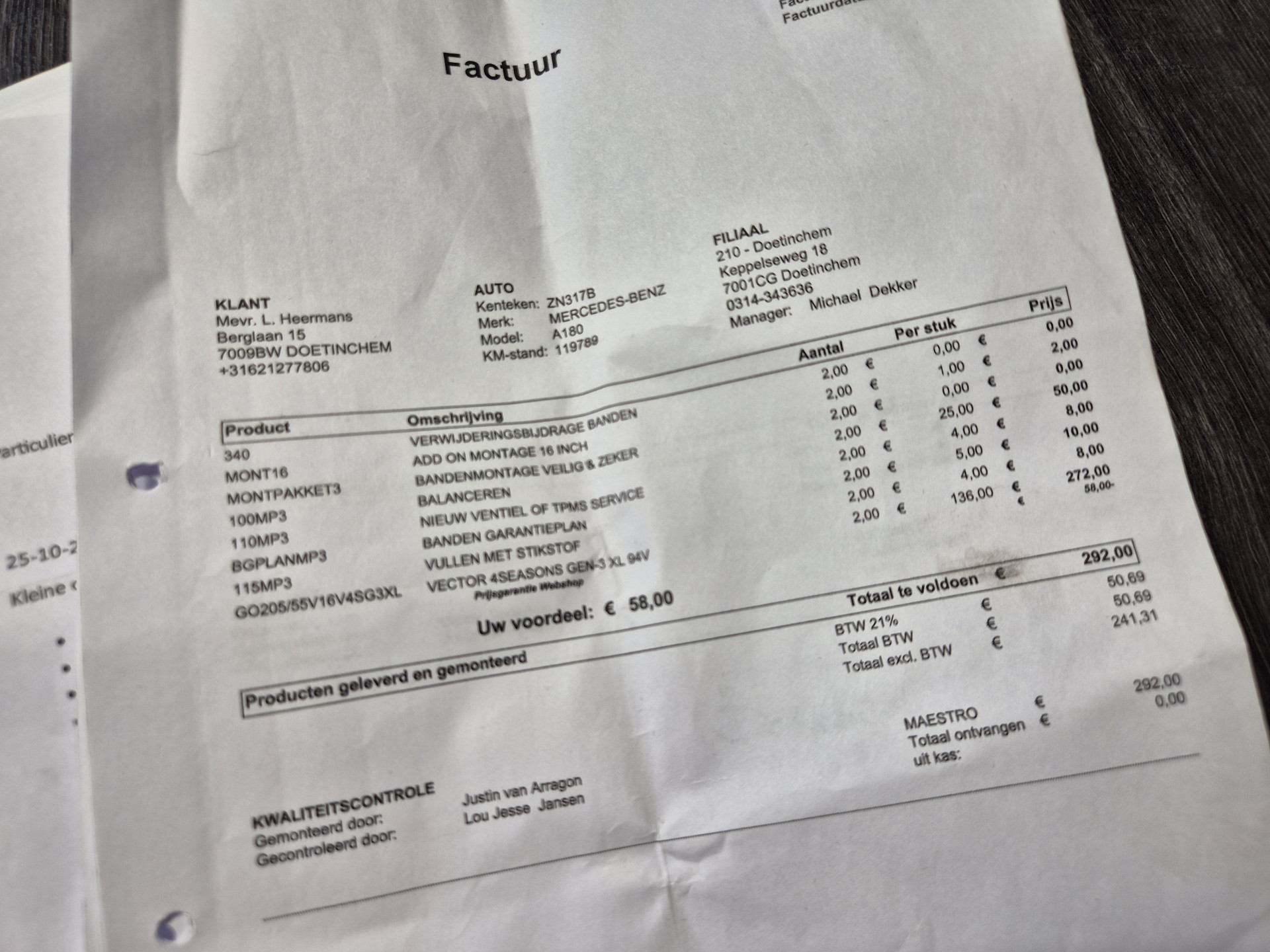 Foto van Mercedes-Benz A 180