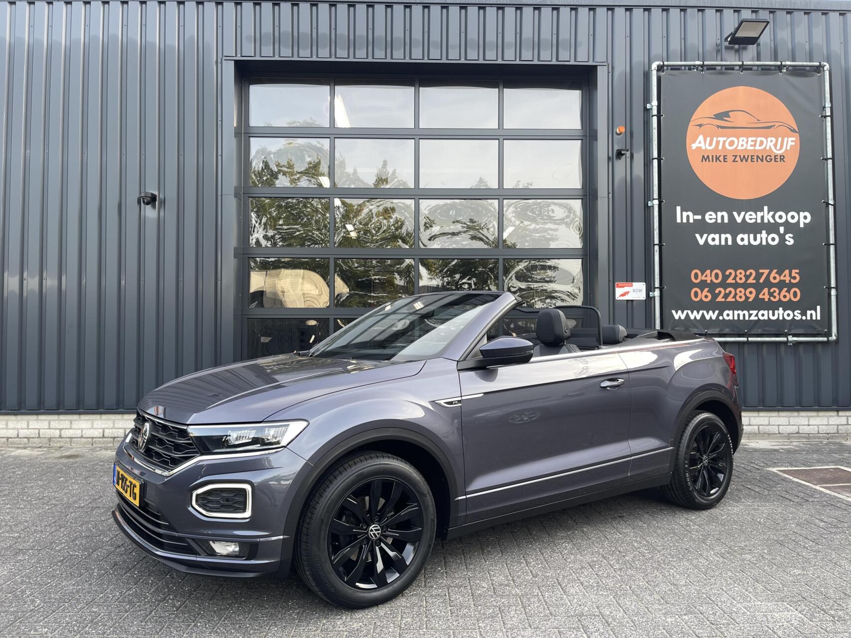 Volkswagen T-roc Cabrio 1.5 TSI R-Line(Goed OndH, Navi, Trekhaak, StoelV, Parkeersensor V+A, Carplay, Etc) 2021 - voorkant