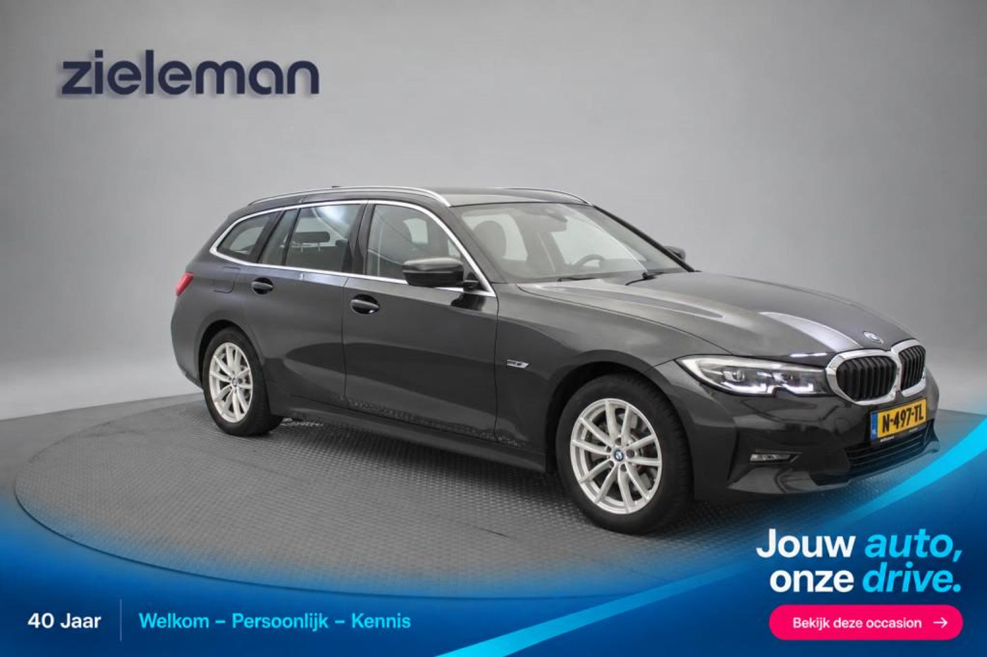 BMW 320e Touring 320e Business Edition Plus - Digitaal Cockpit, Carplay, Leer, Stoelverw. 2022 - voorkant