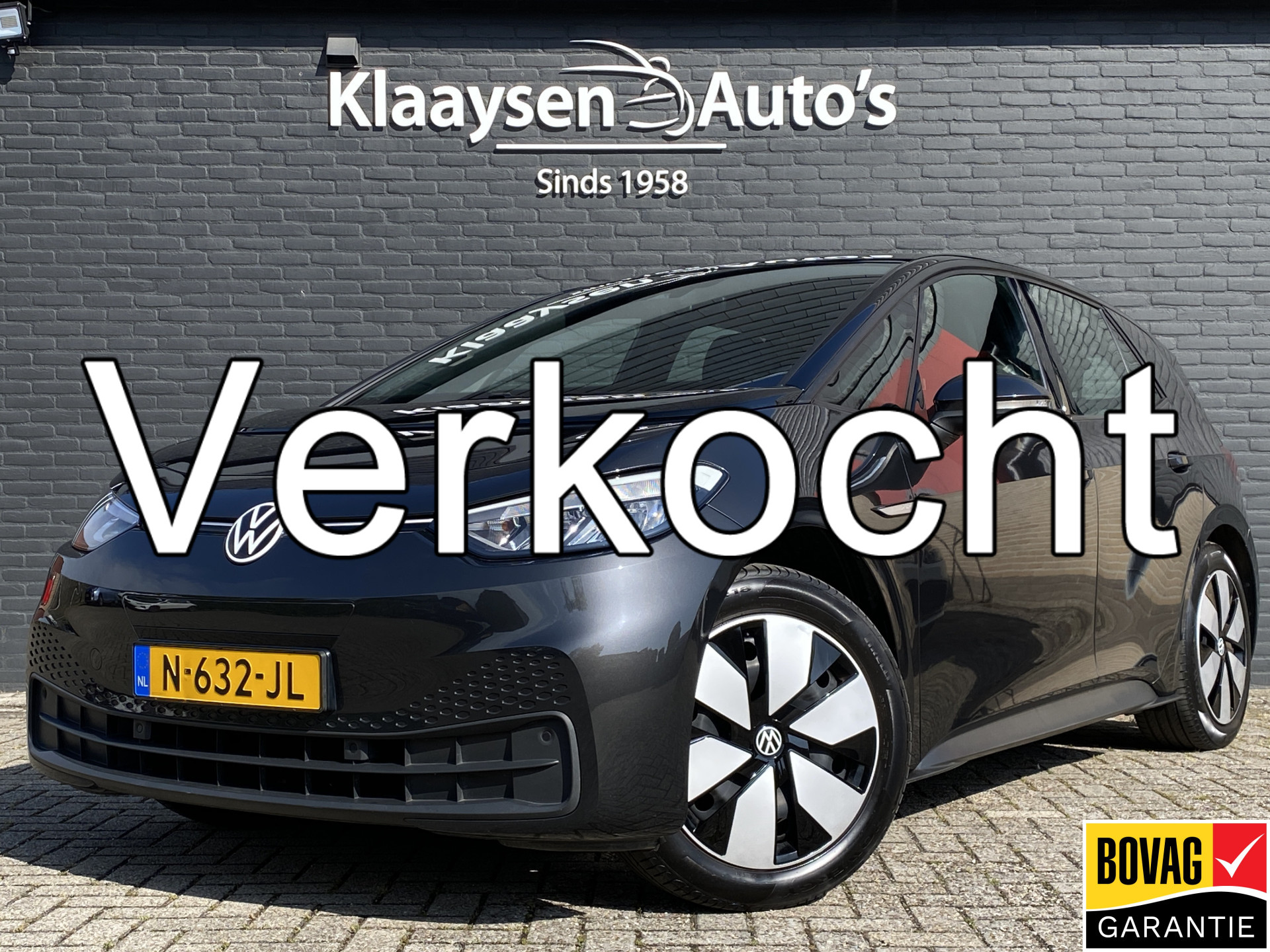 Volkswagen Id.3 Pure 110 KW Pure 45 kWh 150 pk | dealer onderh. | navigatie | adapt. cruise | parkeersensoren | apple carplay 2021 - voorkant