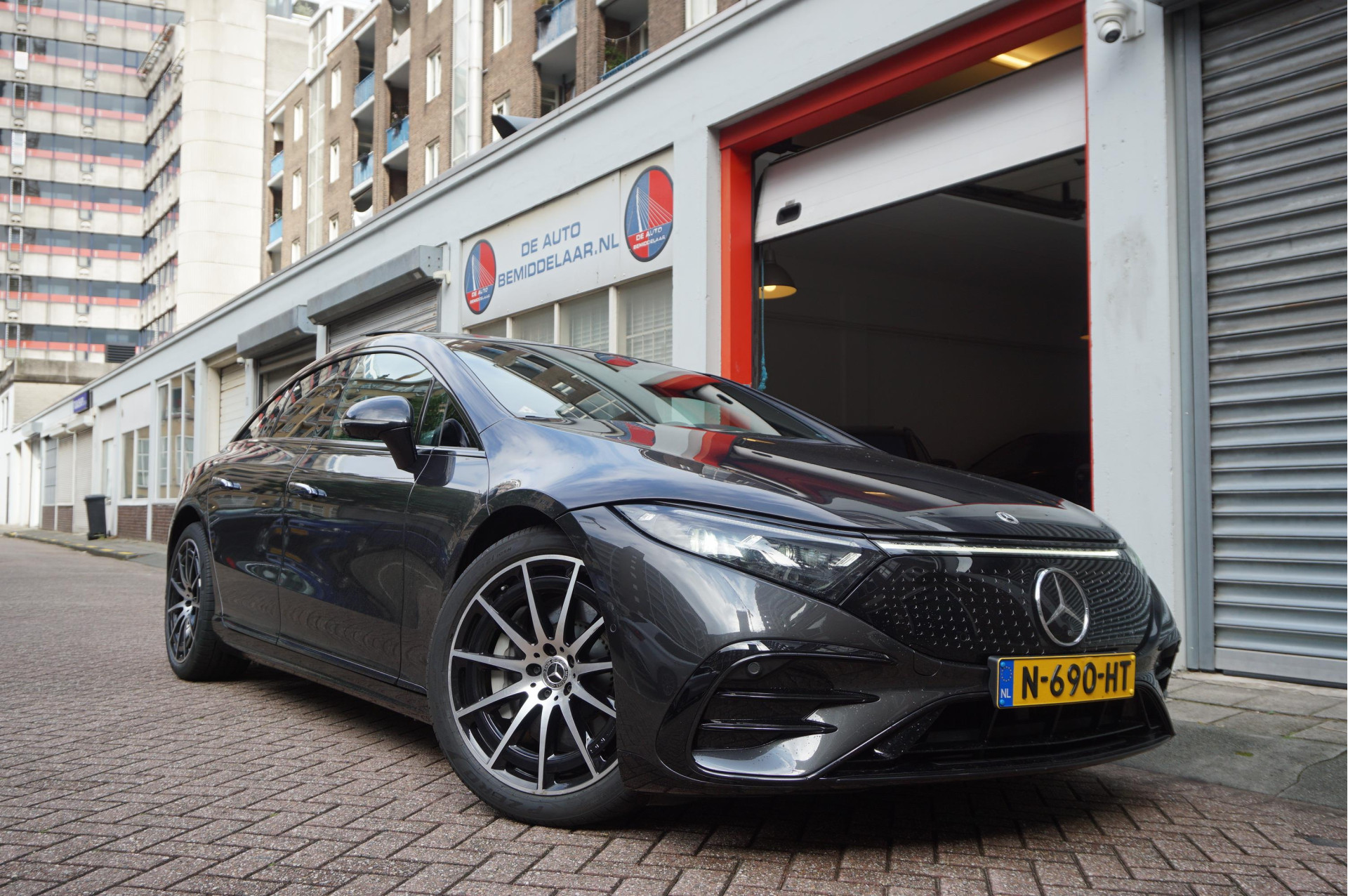 Mercedes-Benz Eqs 450+ 450+ Edition 1 108 kWh AMG Airmatic | Hyperscreen | Achterasbesturing | Panoramadak | 2021 - voorkant