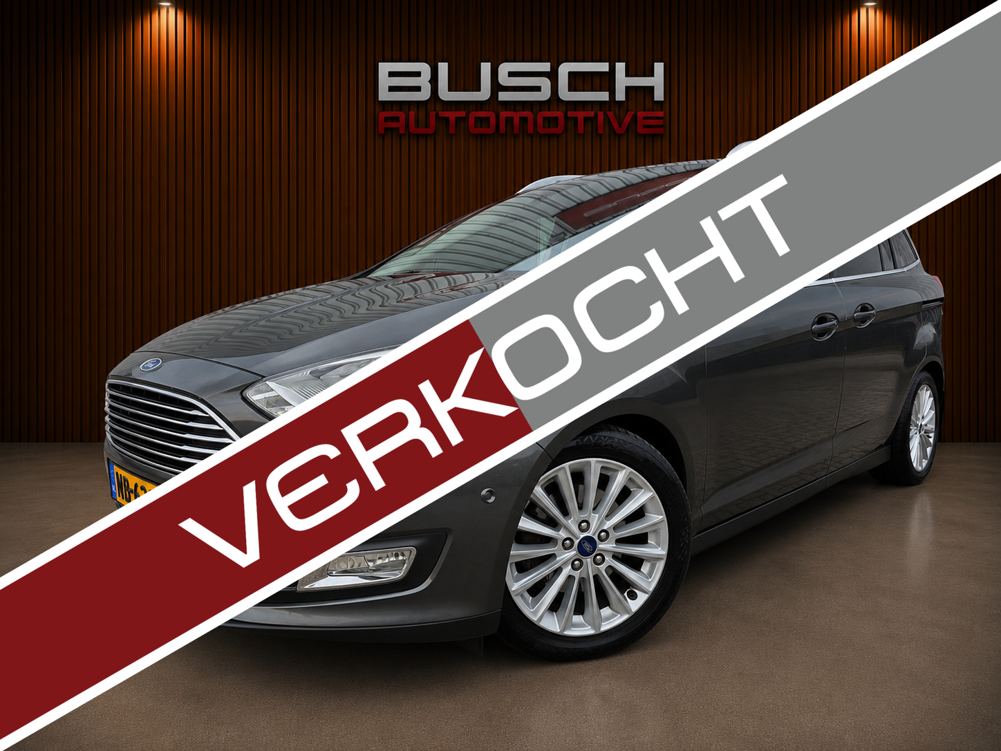 Ford Grand C-max 1.5 Titanium | VAN 2e EIGENAAR | AUTOMAAT | 2017 - voorkant