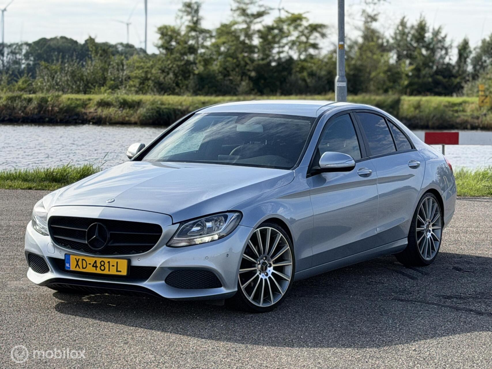 Mercedes-Benz C-klasse 200 CDI, Leer, 20inch Amg , Blikvanger ! 2015 - voorkant