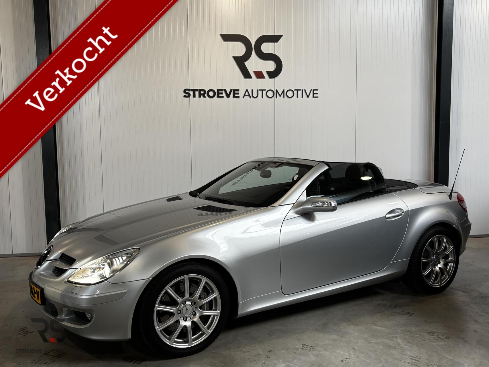 Mercedes-Benz SLK 350 350 V6!! | Navi | Xenon | Cruise | Leder | Memory | Stoel/nek verw | Uniek!! | Clima | 2004 - voorkant