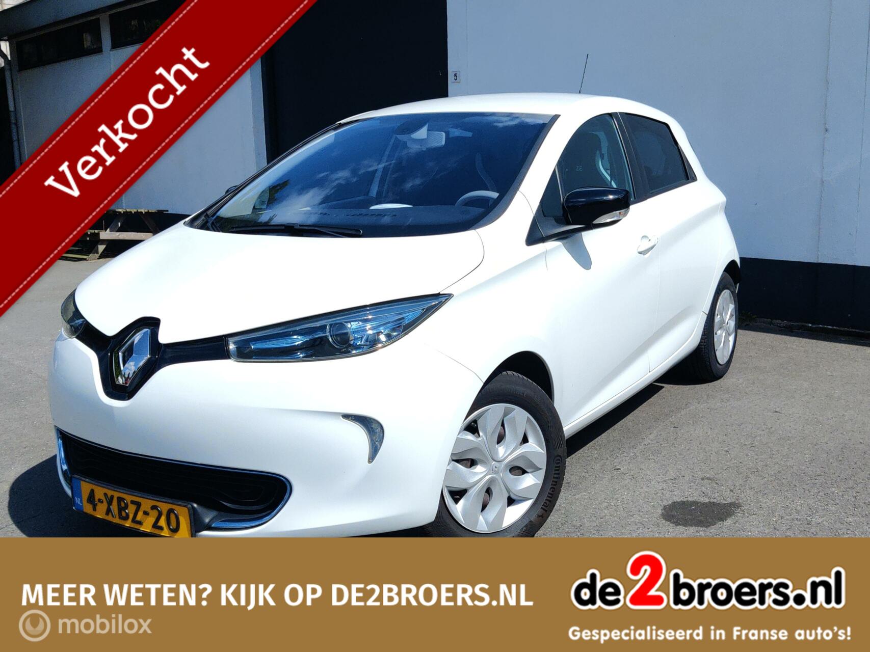 Renault Zoe Q210 Zen 22 kWh Huuraccu/ € 2.000,- subsidie 2014 - voorkant
