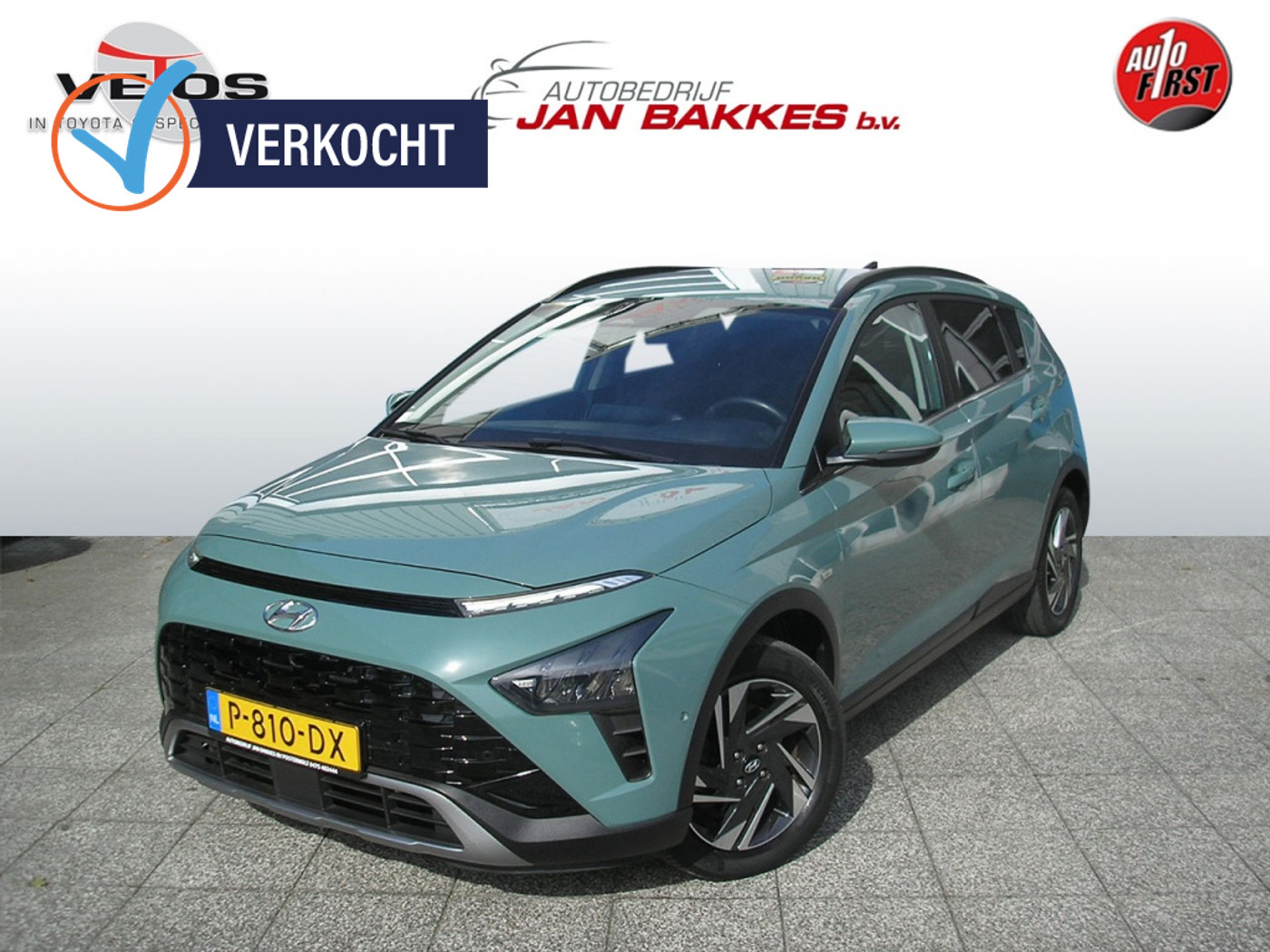 Hyundai Bayon 1.0 T-GDI Premium + trehaak 2022 - voorkant