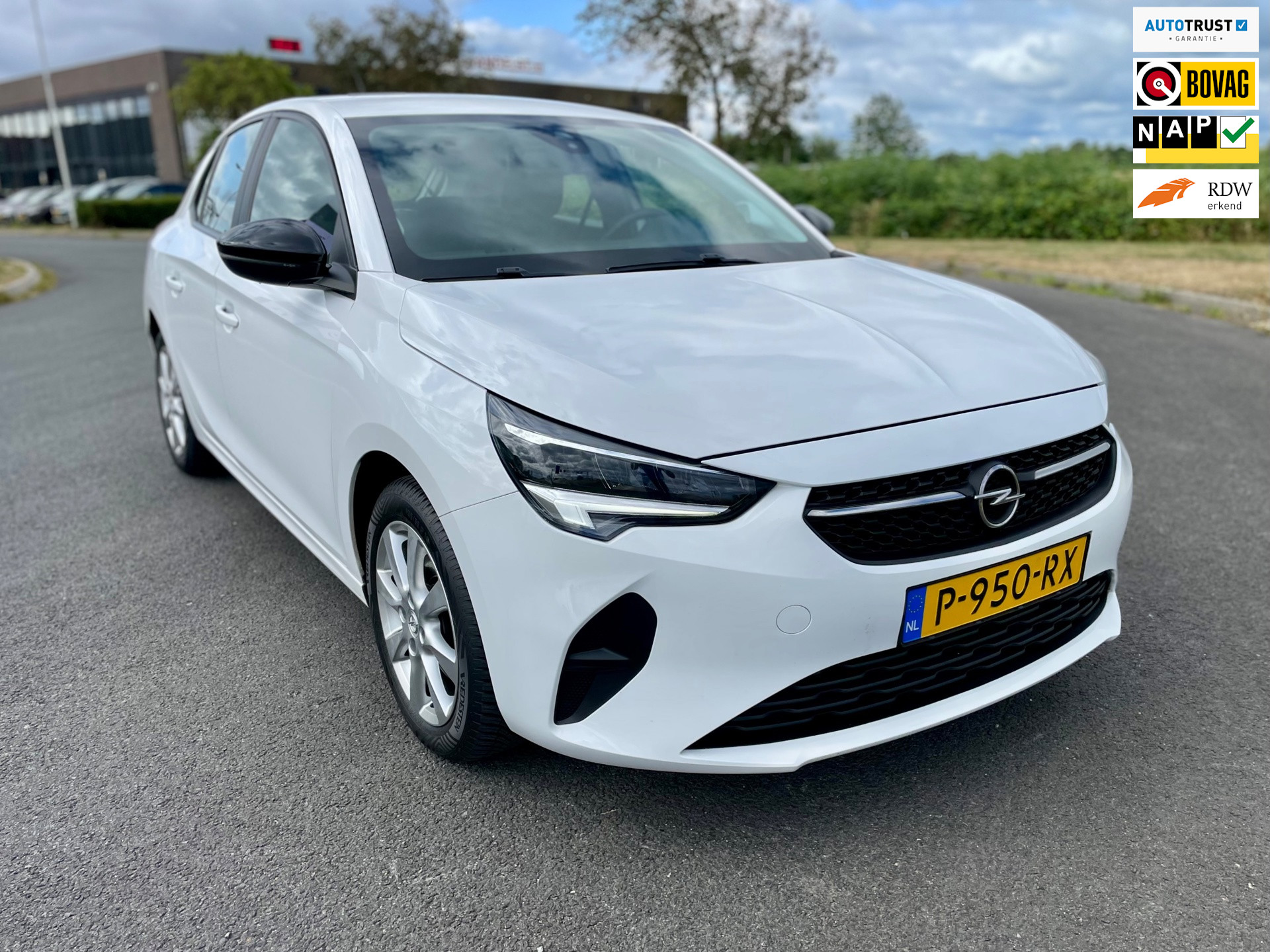 Opel Corsa 1.2 Edition, Aut, 5drs, Navi, Cruise, Carplay, LED, Airco, Lmv, Pdc, 1e eig afk, Geen import, Nap, Volledig oh! 2022 - voorkant