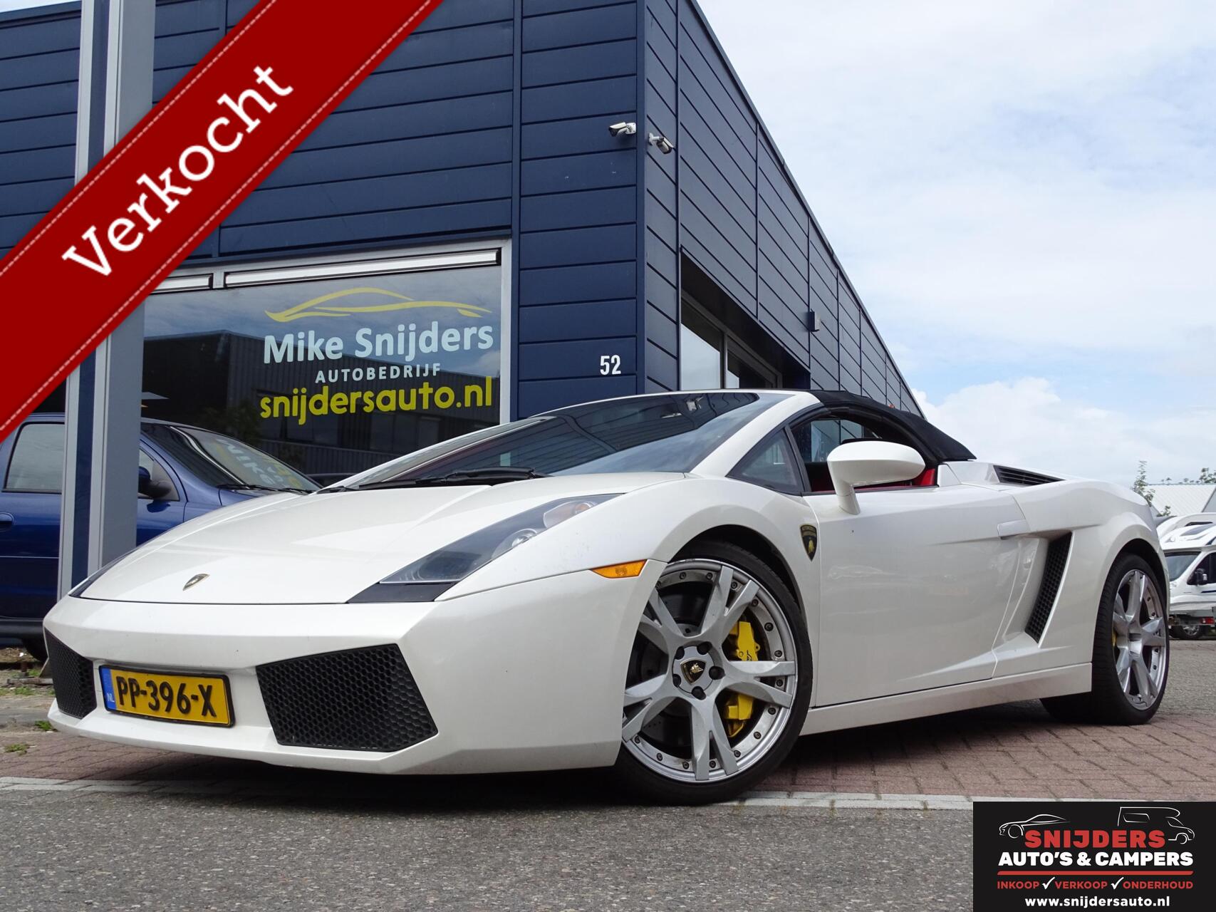 Lamborghini Gallardo 5.0 V10 Spyder e-gear 2008 - voorkant