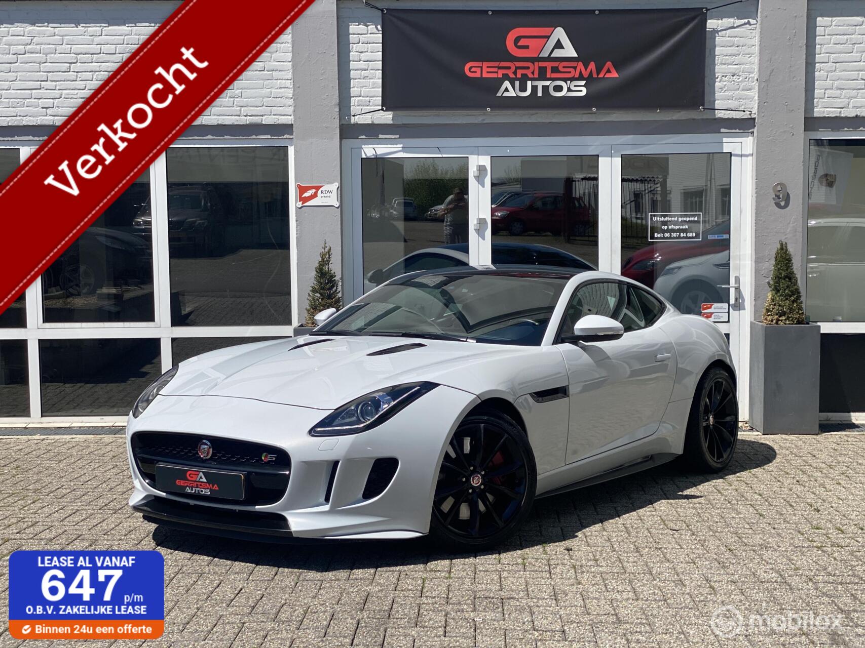 Jaguar F-type 3.0 V6 S Coupé 2016 - voorkant