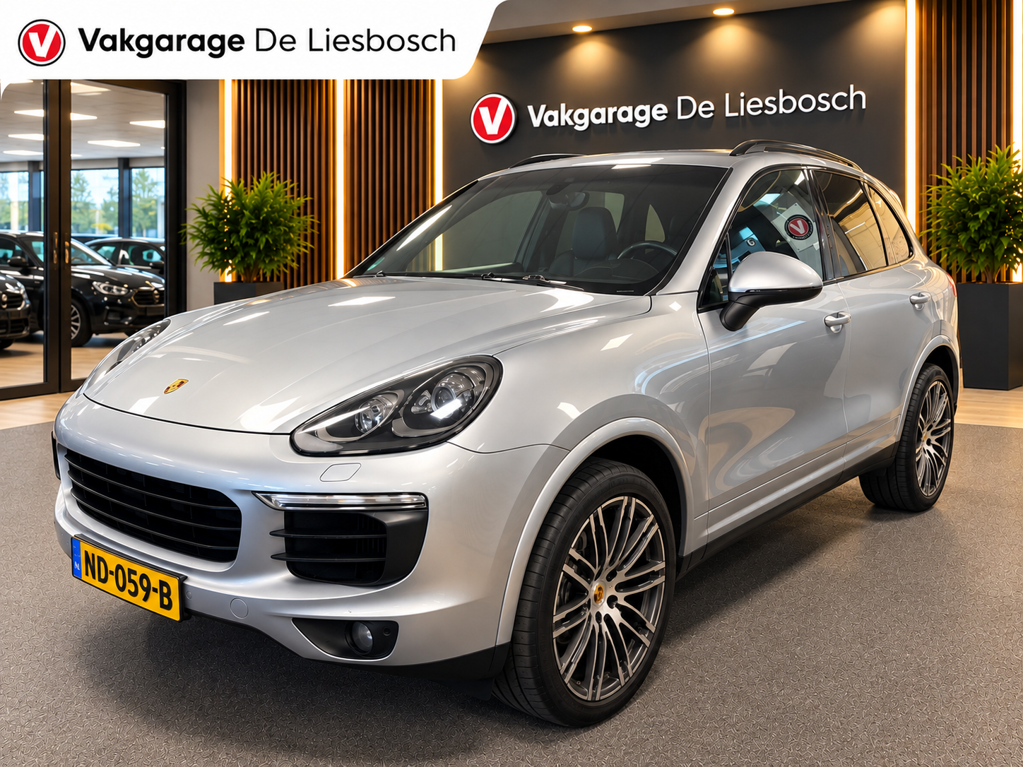 Porsche Cayenne Diesel 3.0 D Platinum Edition/pano/sport chrono/sport design/luchtverong/bose 2017 - voorkant