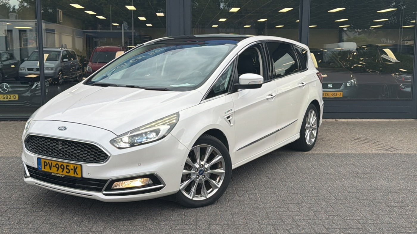 Ford S-max 2.0 Vignale Full options. “NAP” orgineel NL 1e eigenaar!!! 2017 - voorkant