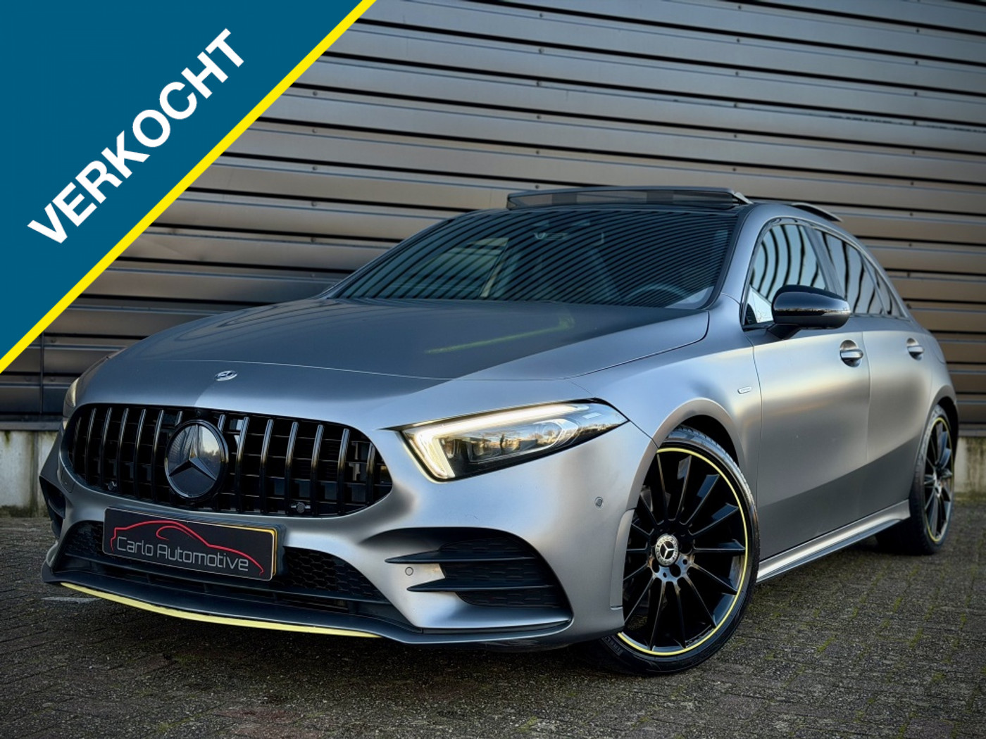 Mercedes-Benz A 200 200 AMG ED.1 PANO|360|BLINDSPOT|SFEER|MAGNO 2018 - voorkant