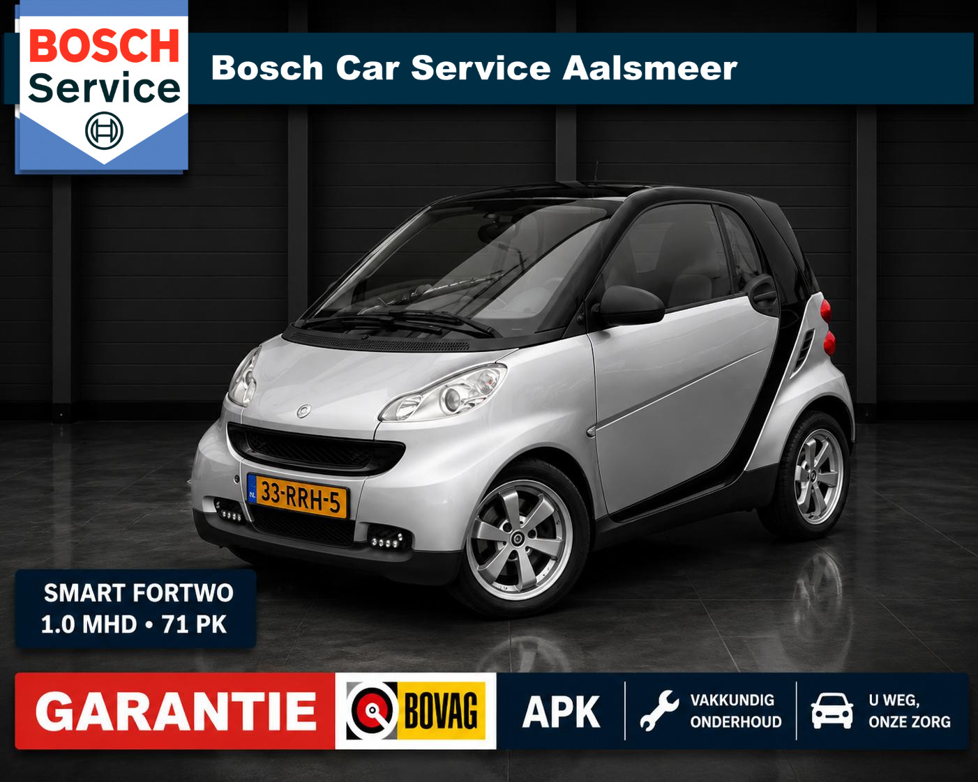 Smart Fortwo Coupe MHD 1.0 mhd Pure 2011 - voorkant