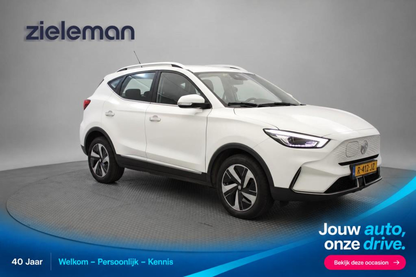 MG MG ZS Ev Long Range Comfort 70 kWh - Carplay, Camera, Adapt. Cruise, SOH 94,06% 2022 - voorkant