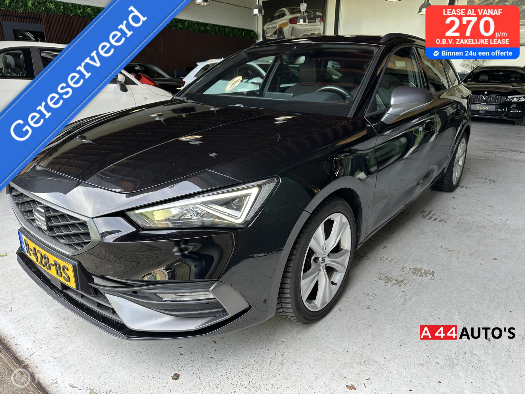 Seat Leon Sportstourer 1.5 eTSI FR Business Intense* 2021 - voorkant