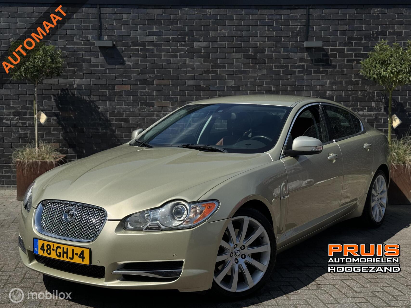 Jaguar XF 4.2 V8 Premium Luxury -YOUNGTIMER- Apk (10-05-2025) *INRUIL MOGELIJK* 2008 - voorkant
