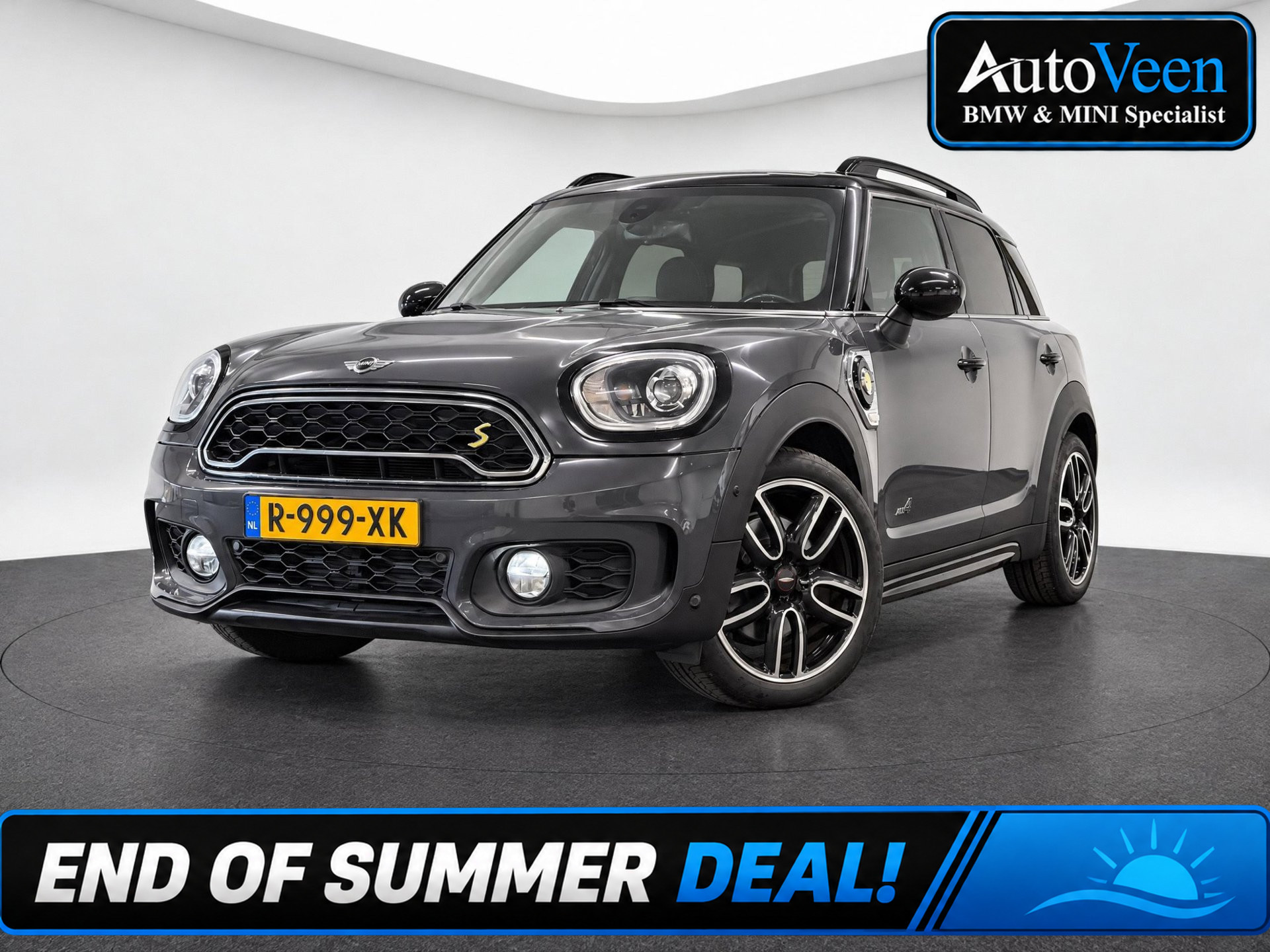 Mini Countryman Cooper Se 1.5 Cooper S E ALL4 Chili (PANO, JCW, LEDER, STOELVERWARMING, LED) 2017 - voorkant