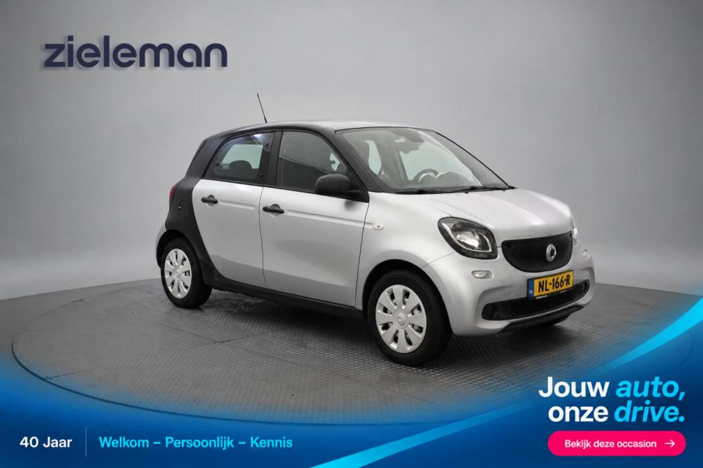 Smart Forfour 1.0 Pure 5 Deurs - Airco, Cruise 2017 - voorkant