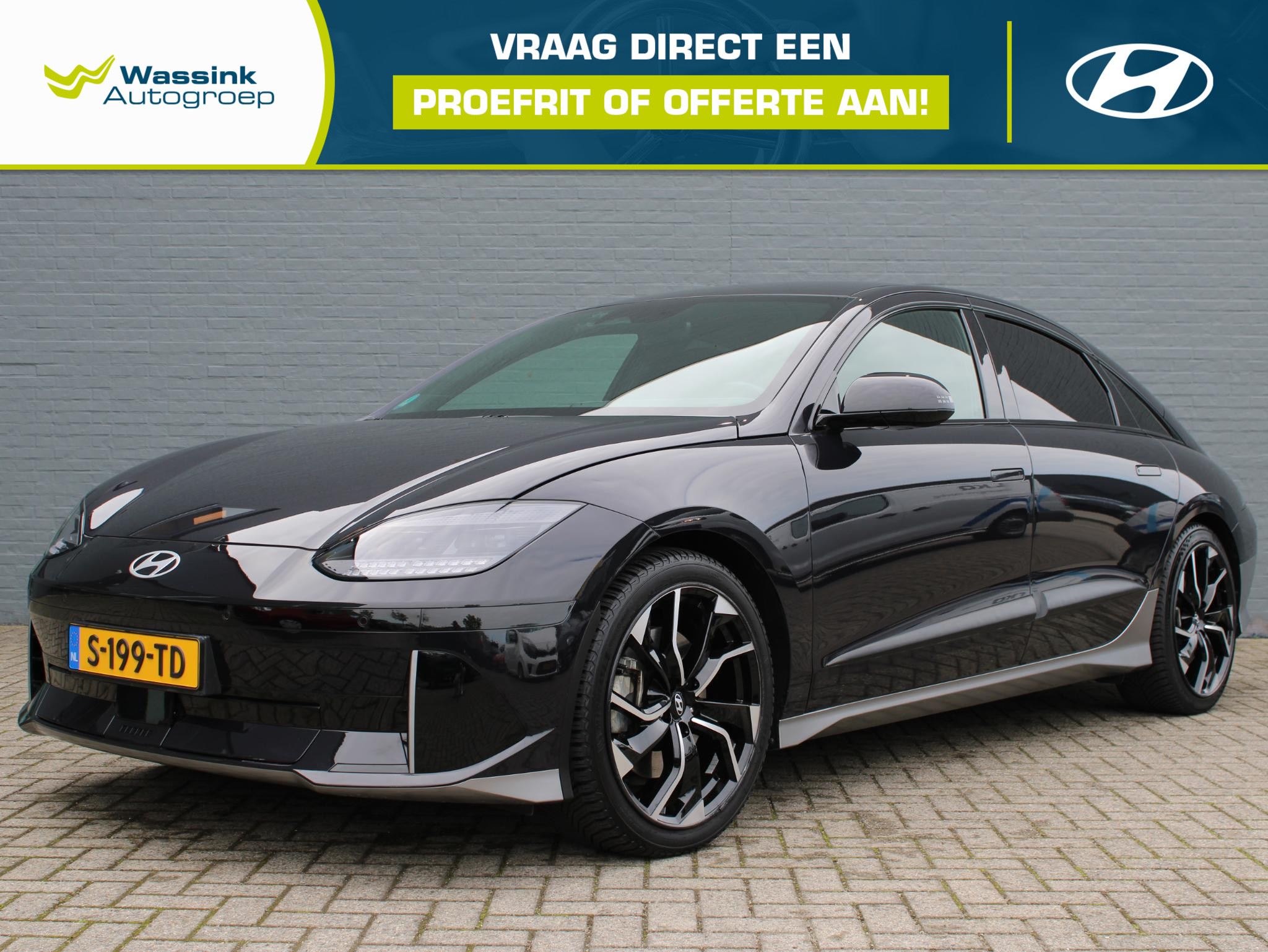 Hyundai Ioniq6 Connect 77.4 kWh 2023 - voorkant