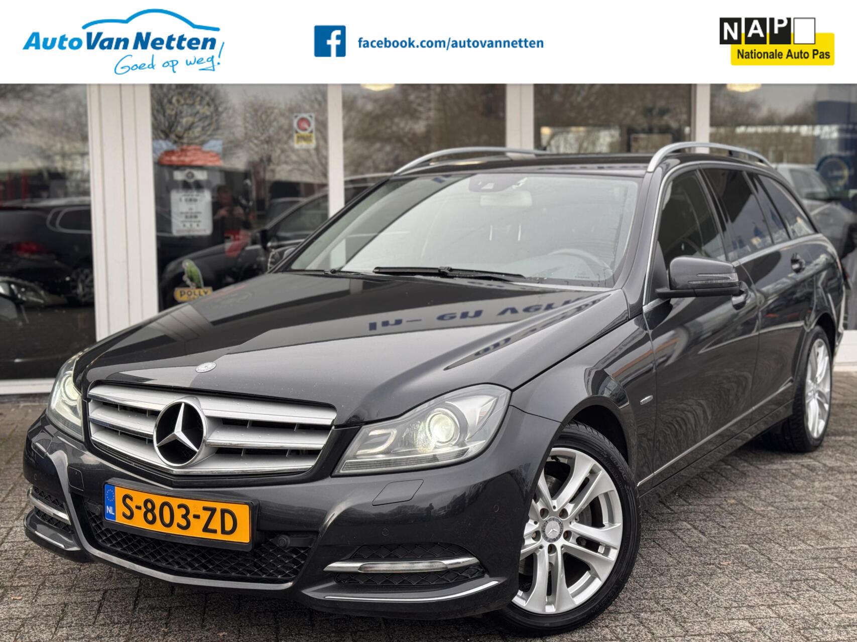 Mercedes-Benz C 300 CDI 4Matic 300 CDI V6 232pk Automaat, 4M Avantgarde 2012 - voorkant