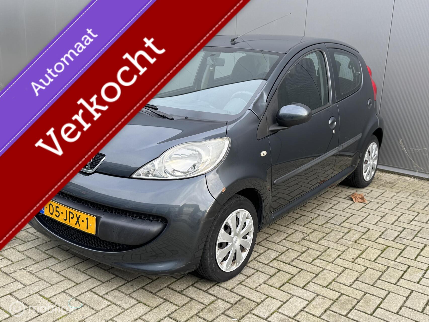 Peugeot Peugeot 107 1.0-12V XS, AUTOMAAT, AIRCO, 5-Deurs 2009 - voorkant
