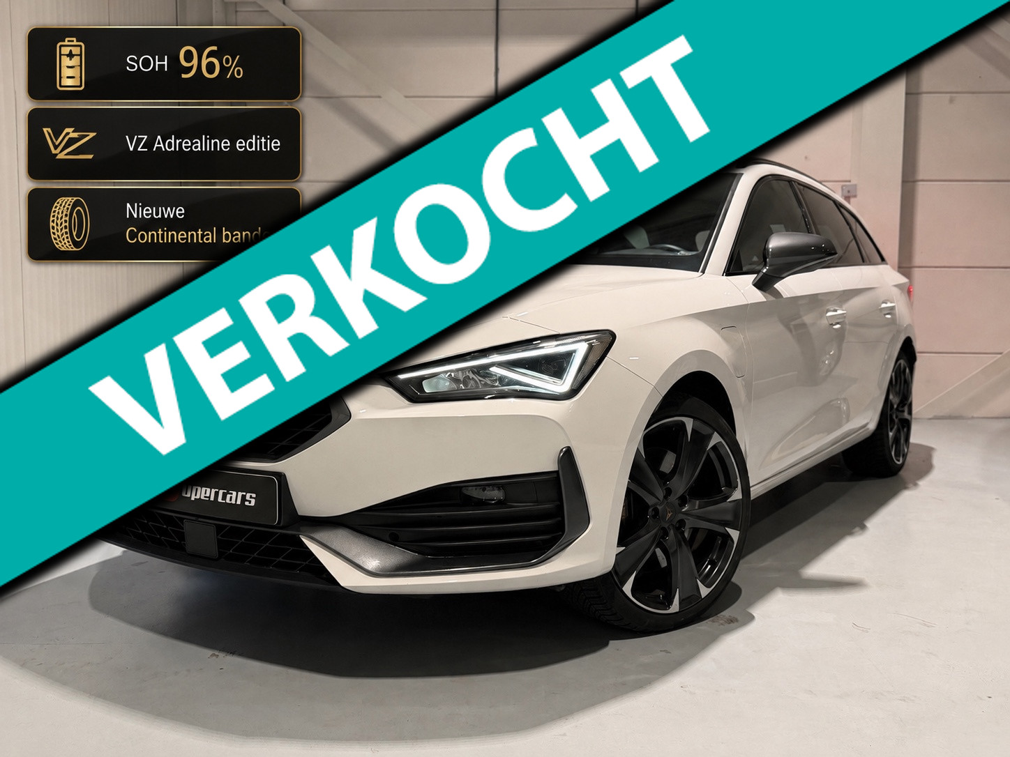 Cupra Leon Sportstourer 1.4 e-Hybrid VZ Adrenaline - SOH 96% - Vir. Cockput - Trekhaak 2021 - voorkant