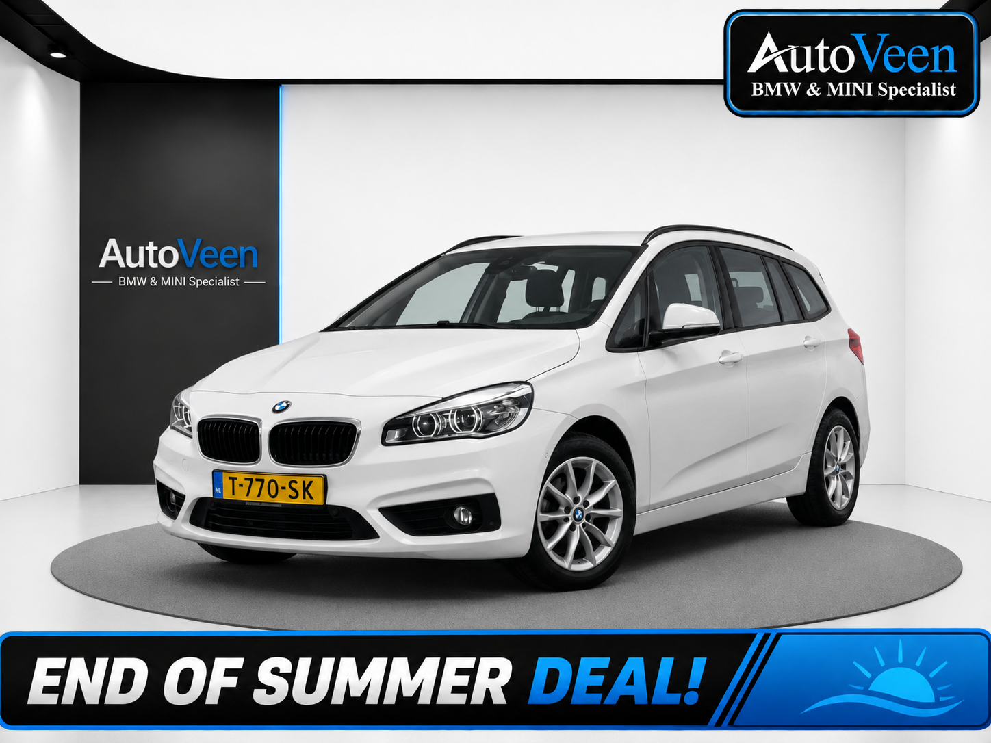 BMW 2-serie Gran Tourer 216i High Executive|LED|NAVI|PDC|DEALER ONDERHOUDEN 2017 - voorkant