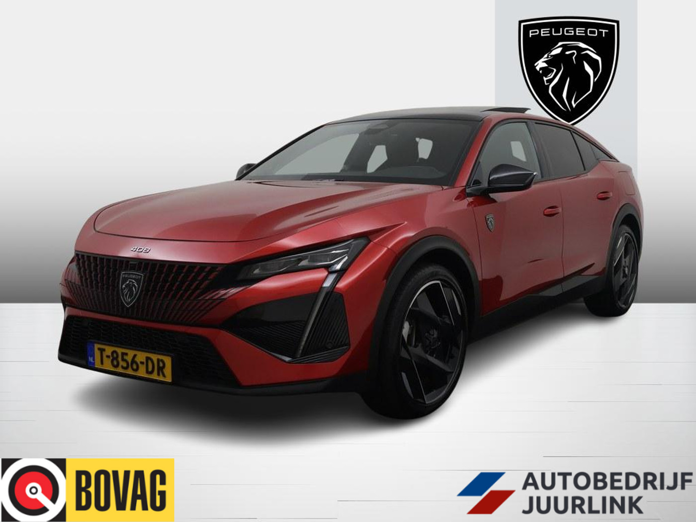 Peugeot 408 1.6 HYbrid GT 225Pk Navi/Cam/LED/Adap Cruise 2023 - voorkant