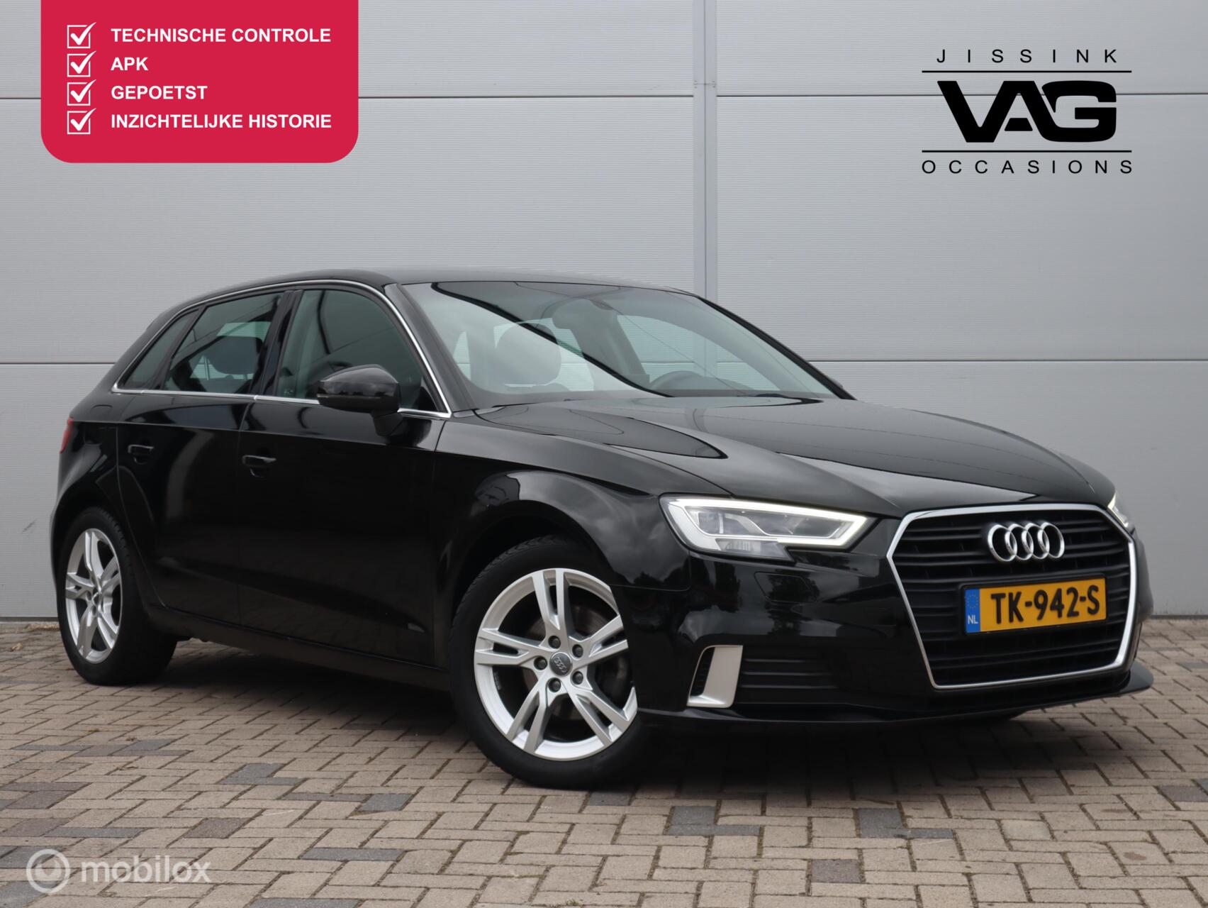 Audi A3 Sportback 1.0 TFSI Sport Lease Edition 2018 - voorkant