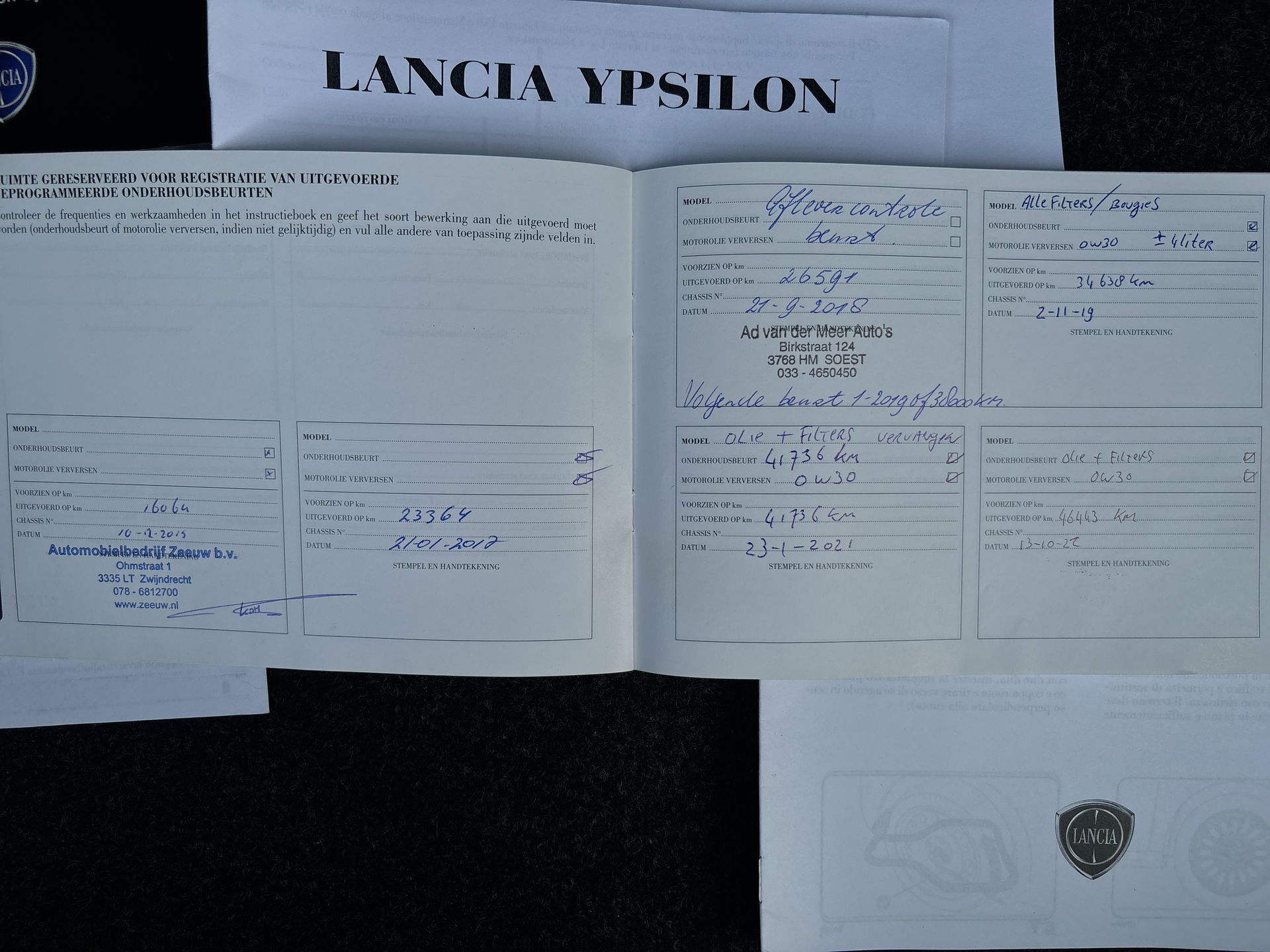 Foto van Lancia Ypsilon