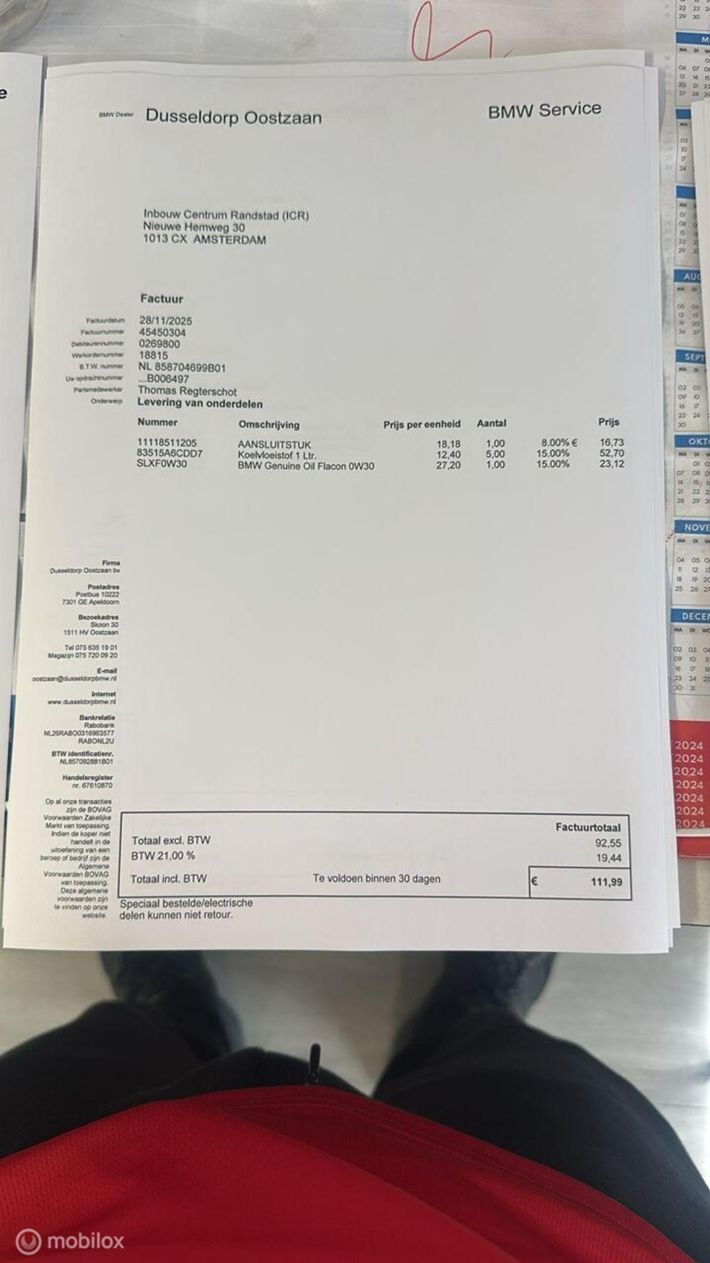 Foto van BMW 530e Iperformance