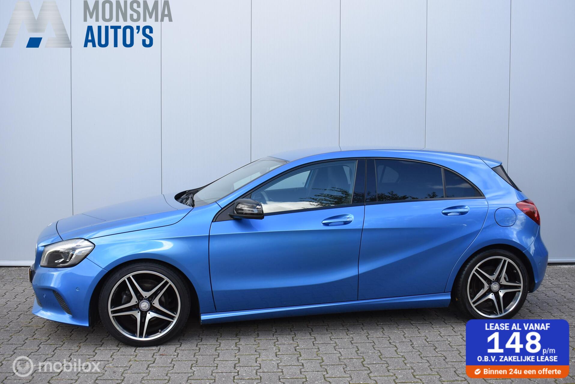 Mercedes-Benz A 180 D 180 d Ambition LED Sportstoelen Navi Cruise Trekhaak 2016 - voorkant