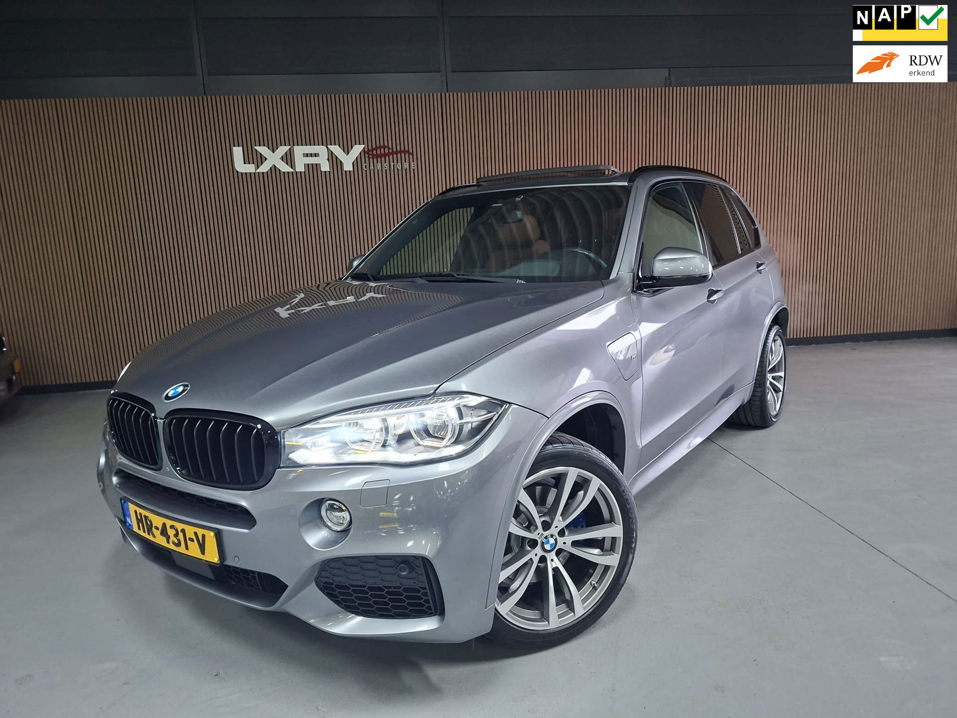 BMW X5 Xdrive40e XDrive40e High Executive  | Clima | Navi | Pano | Cruise | 360Camera | Stuur/Stoelverwarming | 2015 - voorkant